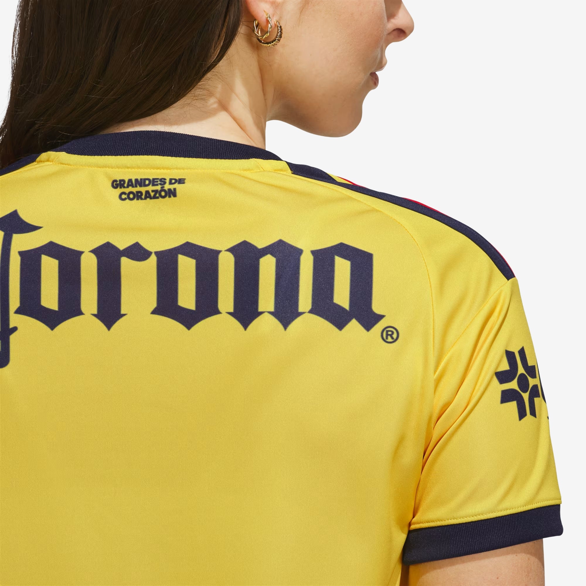 adidas Club America 2026/27 Stadium Home Women's Soccer Jersey - Impact Yellow / Legend Ink