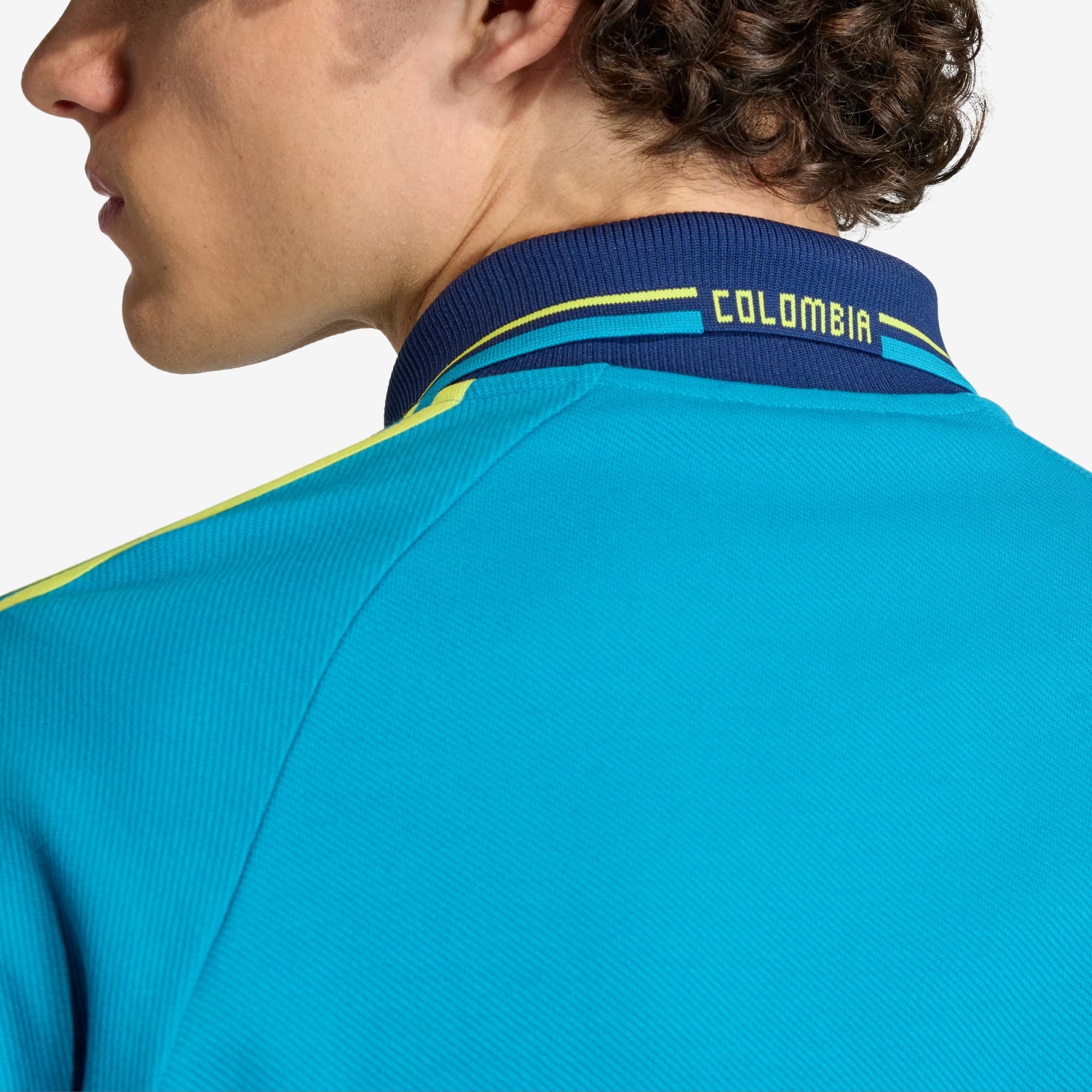 adidas Colombia Away Anthem Men's Full-Zip Soccer Jacket - Mystery Petrol