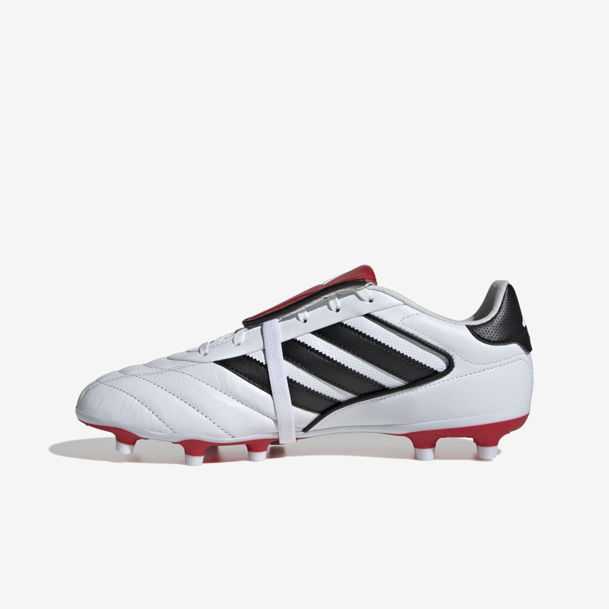 adidas Copa Gloro 2 Firm-Ground Low-Top Soccer Cleats - Cloud White / Core Black / Better Scarlet