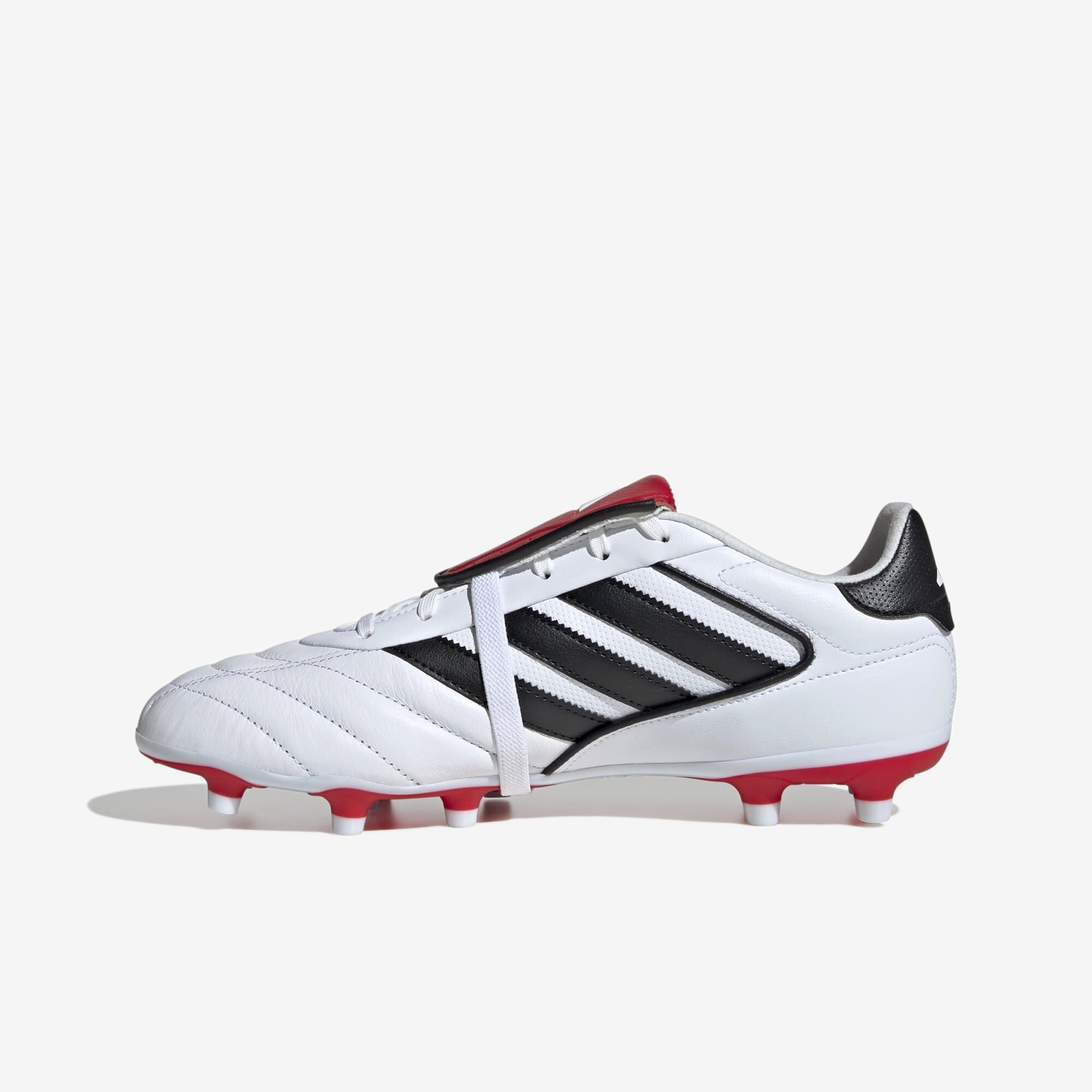 adidas Copa Gloro 2 FG Low-Top Soccer Cleats - Cloud White / Core Black / Better Scarlet