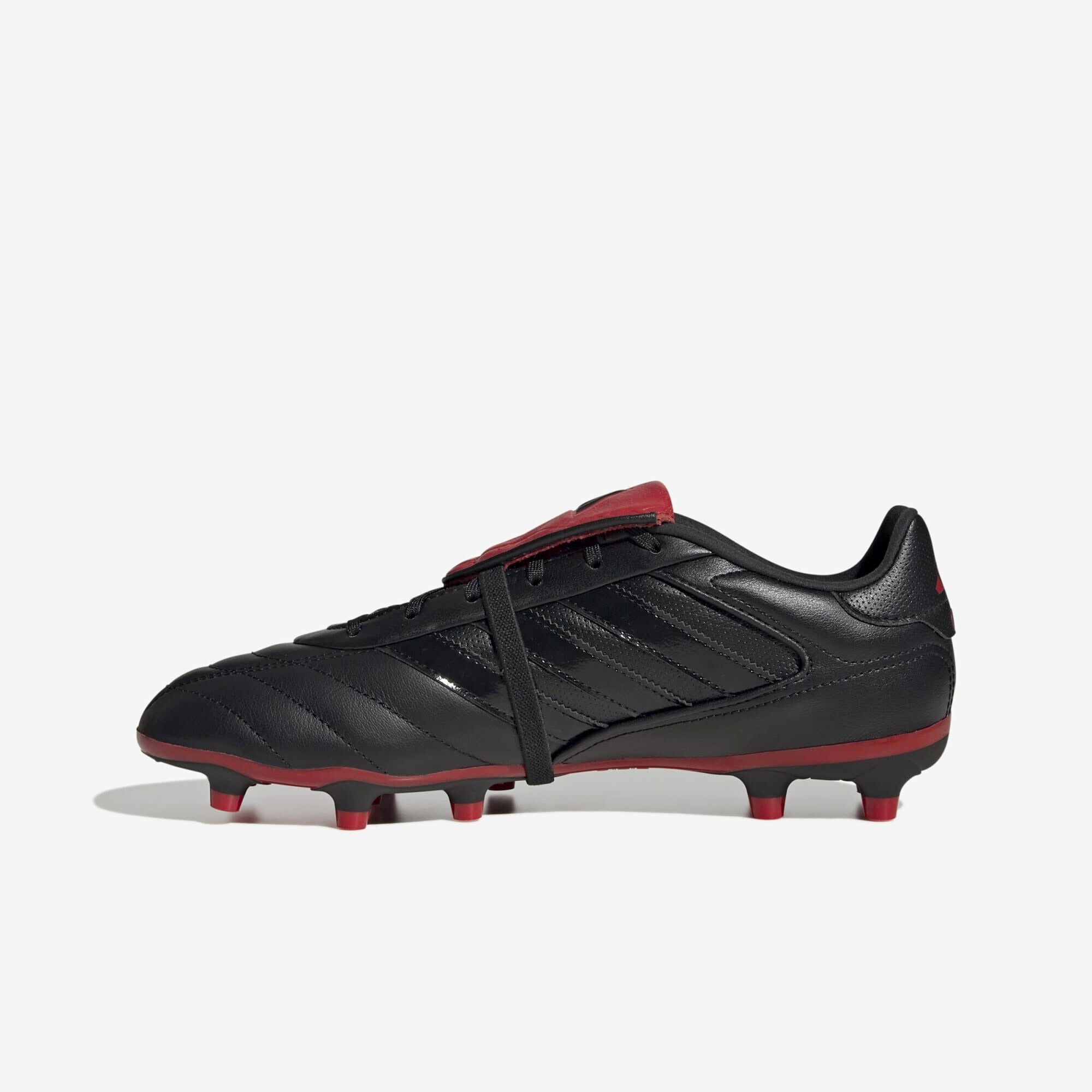 adidas Copa Gloro 2 FG Low-Top Soccer Cleats - Core Black / Core Black / Better Scarlet