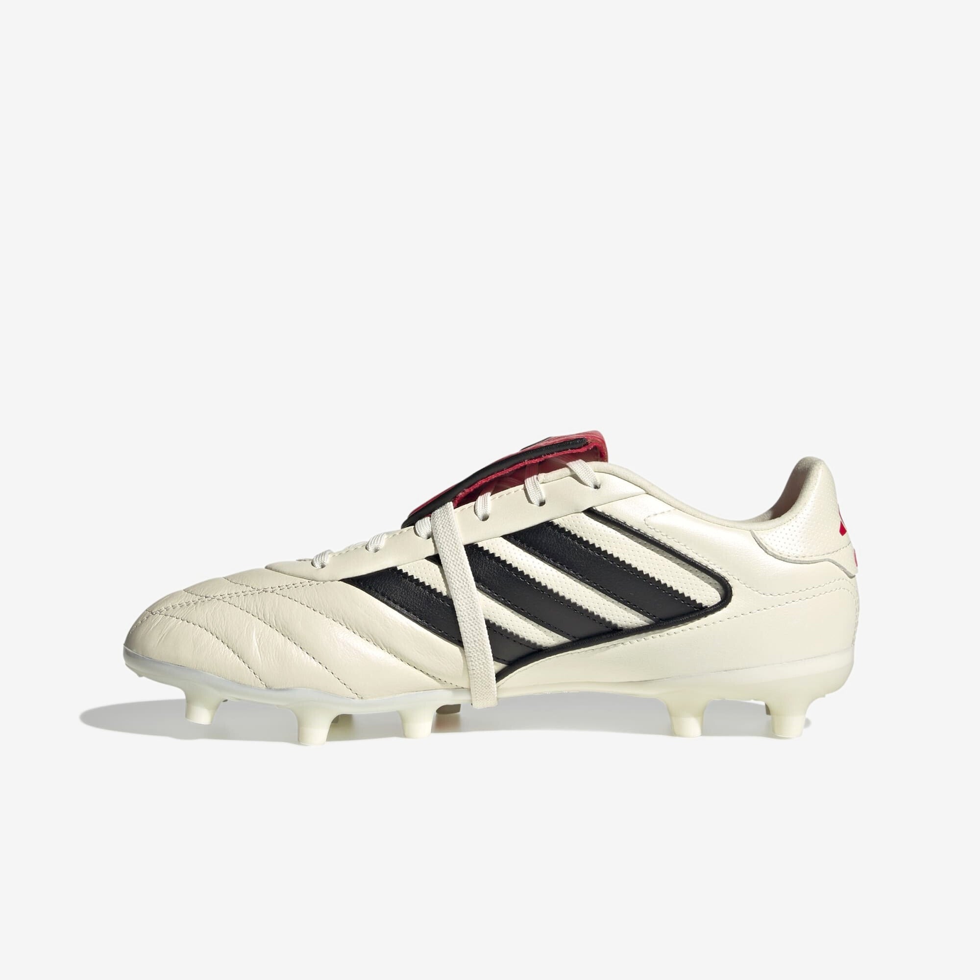 adidas Copa Gloro 2 FG Low-Top Soccer Cleats - Off White / Black / Pure Ruby