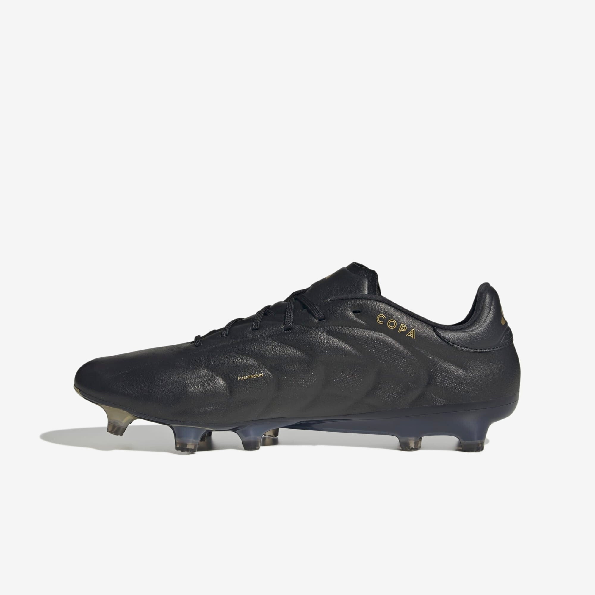 adidas Copa Pure 2 Elite FG Low-Top Soccer Cleats - Core Black / Carbon / Gold Metallic