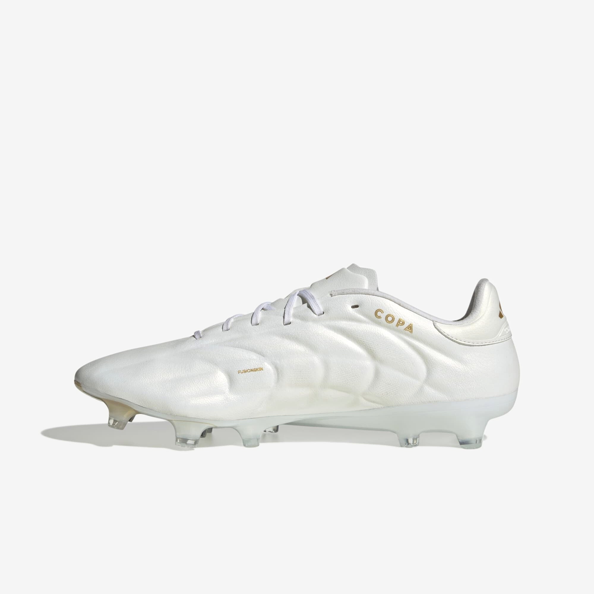 adidas Copa Pure 2 Elite FG Low-Top Soccer Cleats - Cloud White / Cloud White / Gold Metallic