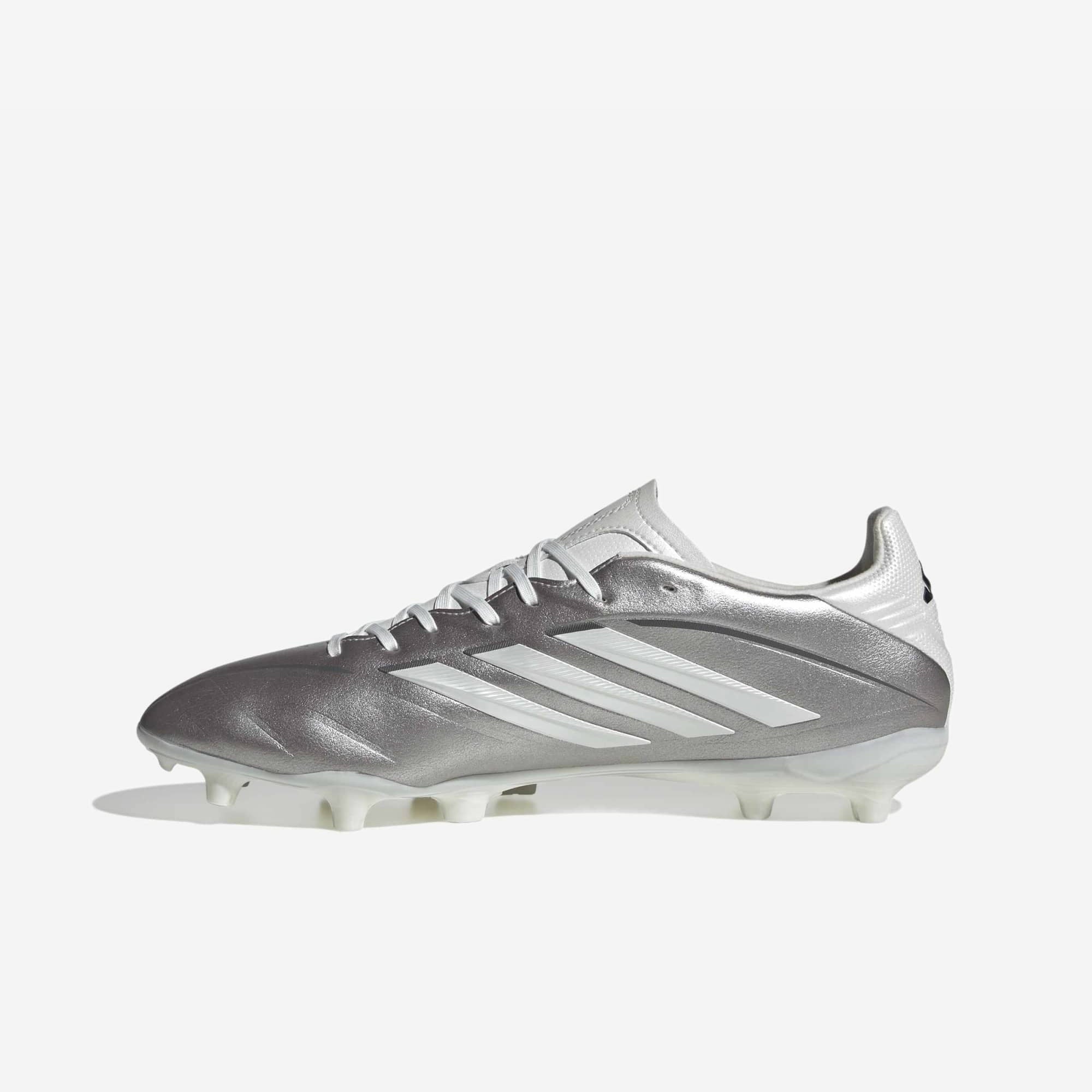 adidas Copa Pure IV Firm-Ground Low-Top Soccer Cleats - Taupe Met. / Zero Met. / Night Met.