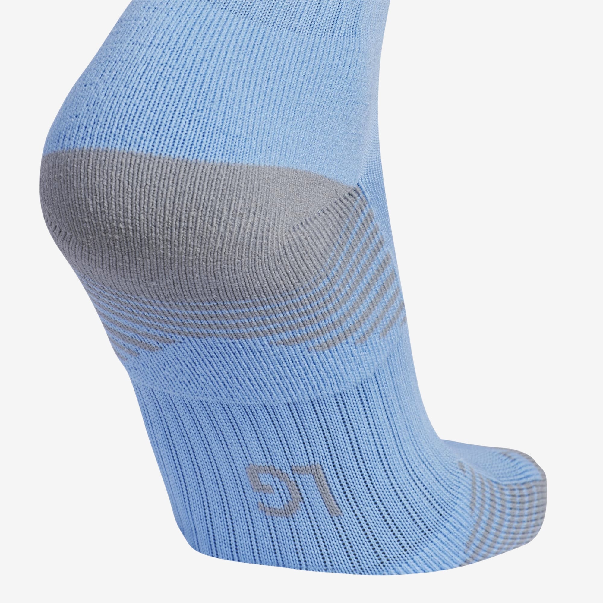 adidas Copa Zone Cushion 5 Cushioned Over-the-Calf Socks - Team Light Blue / White