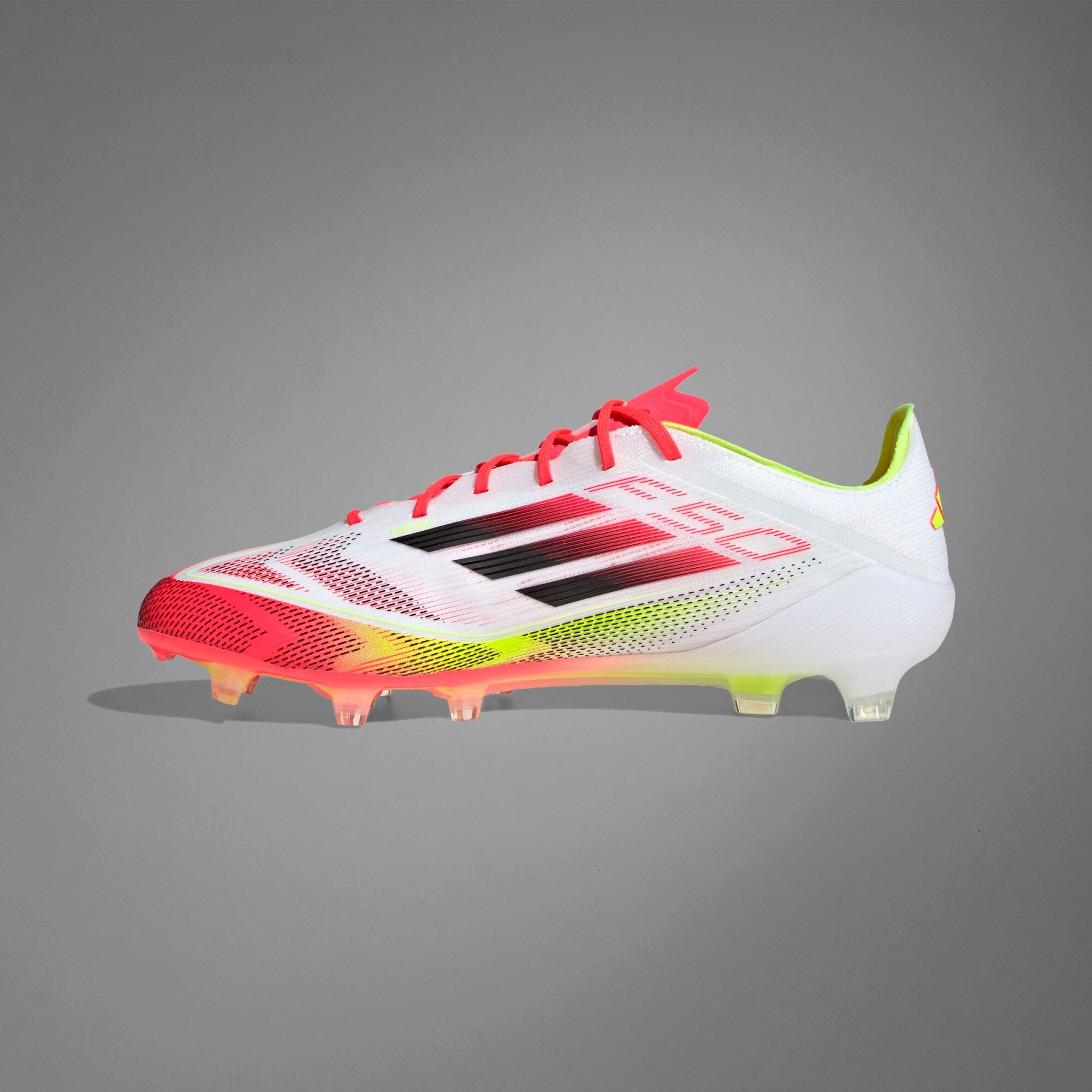 adidas F50 Elite FG Low-Top Soccer Cleats - Cloud White / Core Black / Solar Yellow