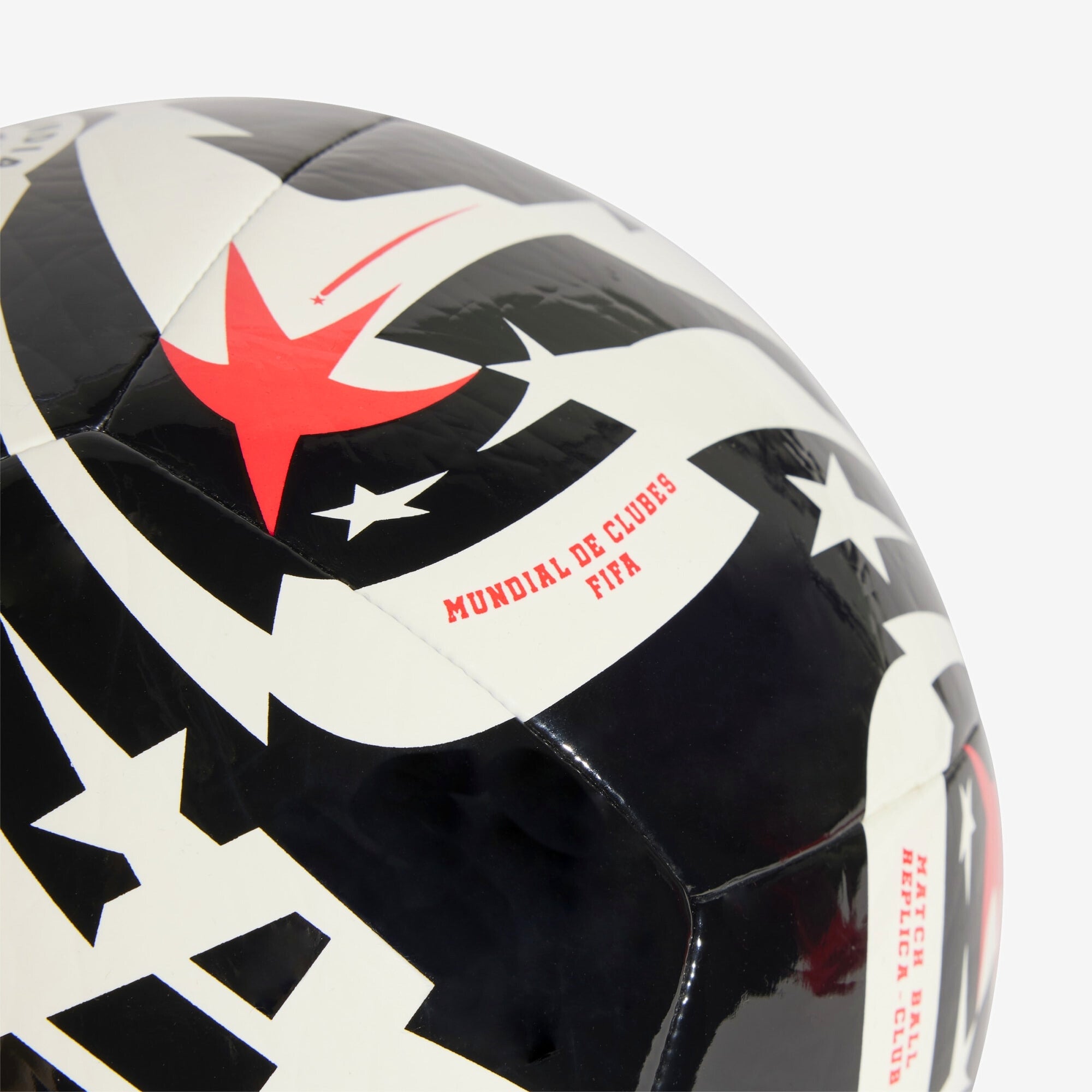 adidas FIFA Club World Cup 25 Soccer Ball - White / Black / Lucid Red