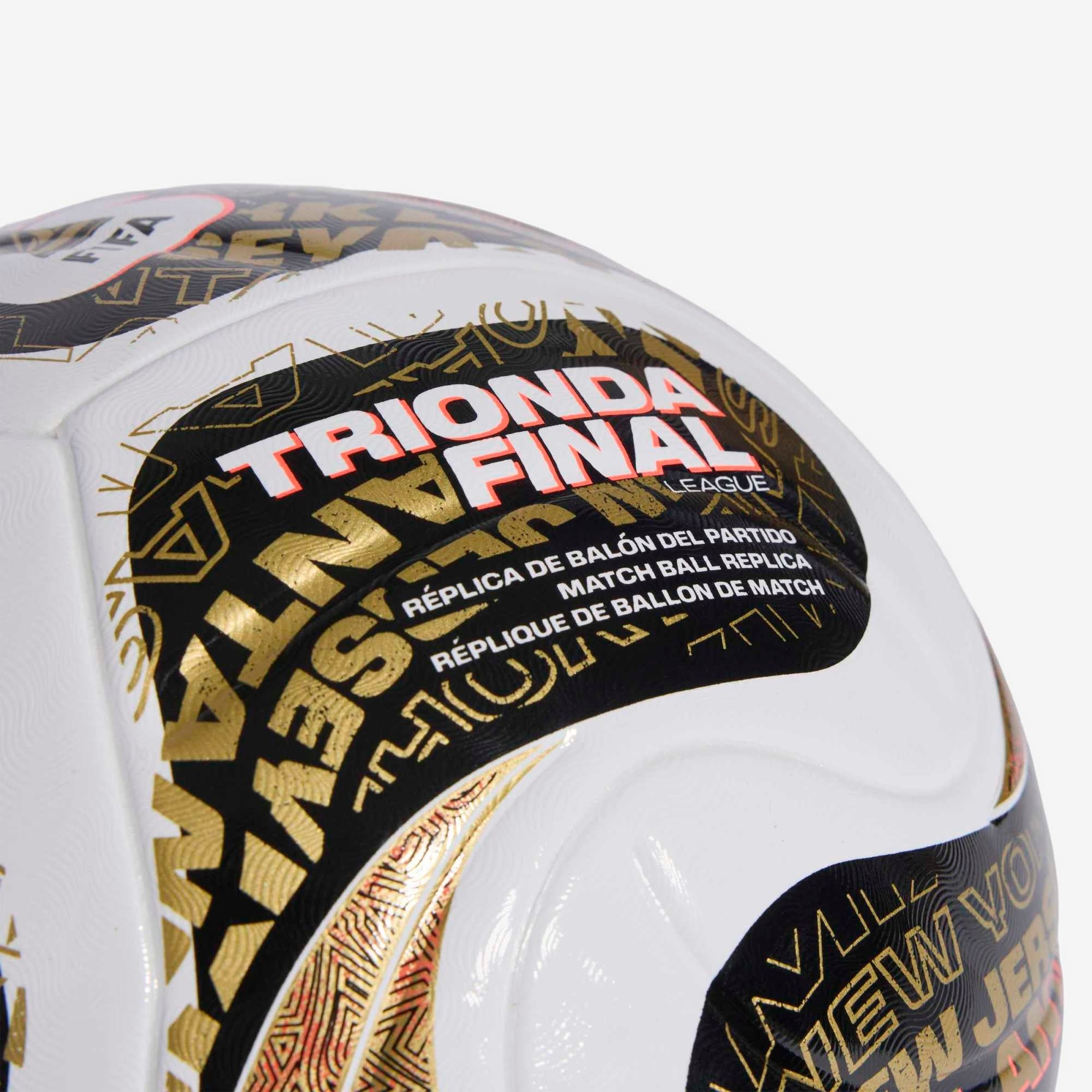 adidas FIFA World Cup 2026 Trionda Finals League Soccer Ball - White / Black / Gold Met.