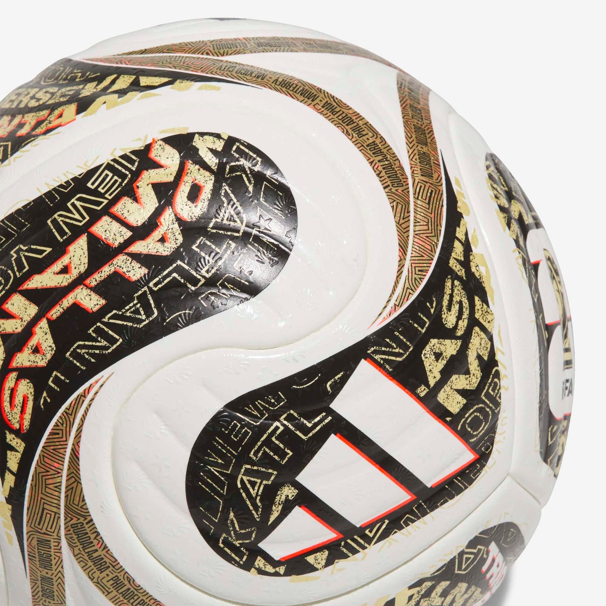 adidas FIFA World Cup 2026 Trionda Finals Pro Soccer Ball - White / Black / Gold Met.