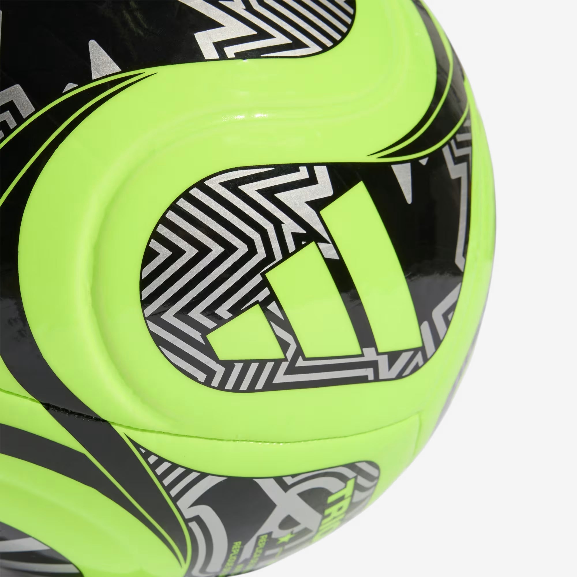adidas FIFA World Cup 26™ Trionda Club Soccer Ball - Lucid Lemon / Black / Silver Metallic