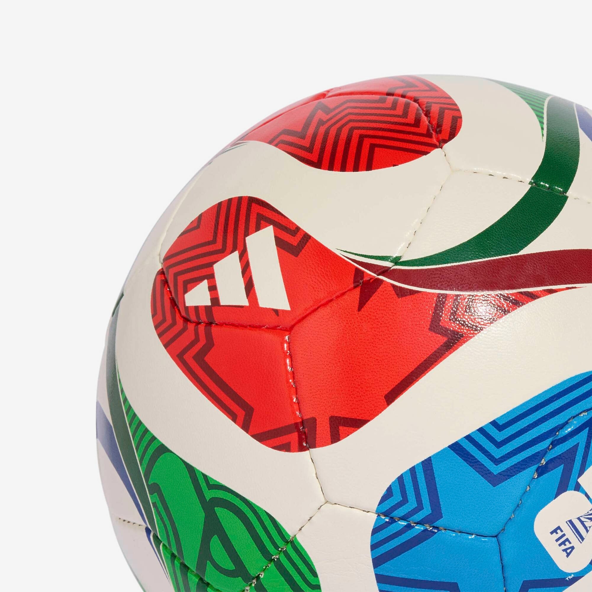 adidas FIFA World Cup 26™ Trionda Training Sala Soccer Ball - White / Team Royal Blue / Solar Blue / Power Red