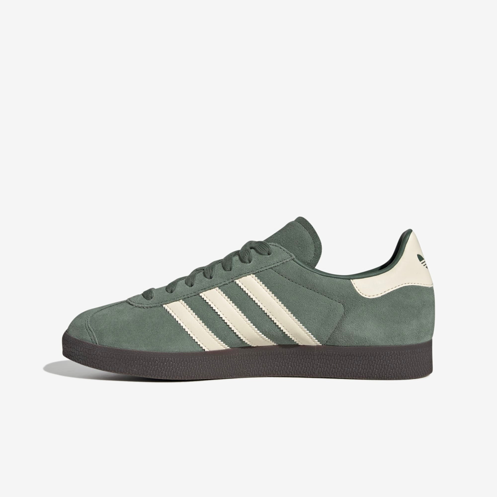 adidas Gazelle IC Low-Top Soccer Shoes - Green Oxide / Wonder White