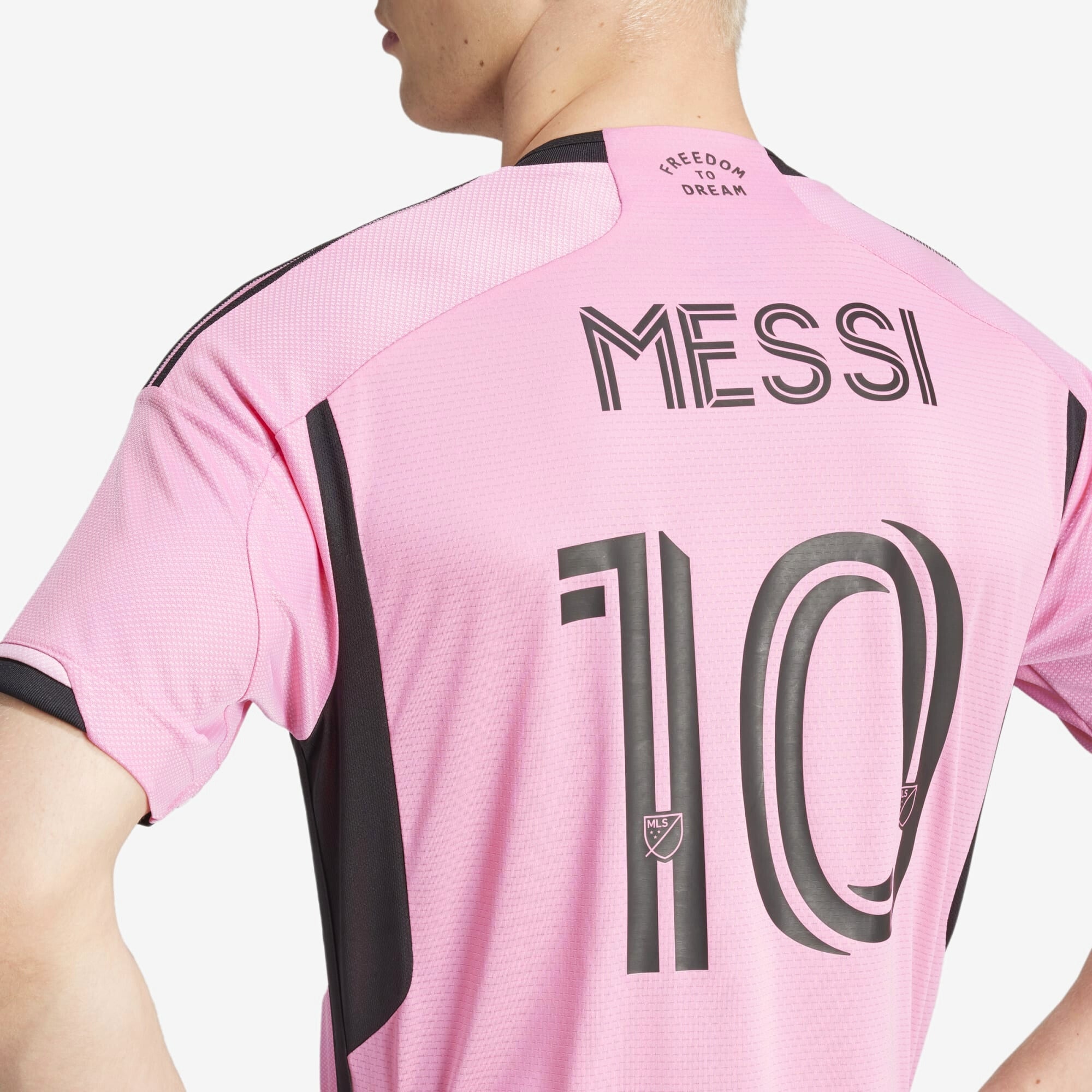 adidas Inter Miami CF 2024/25 Messi Match Home Men's AEROREADY Soccer Authentic Jersey - Easy Pink