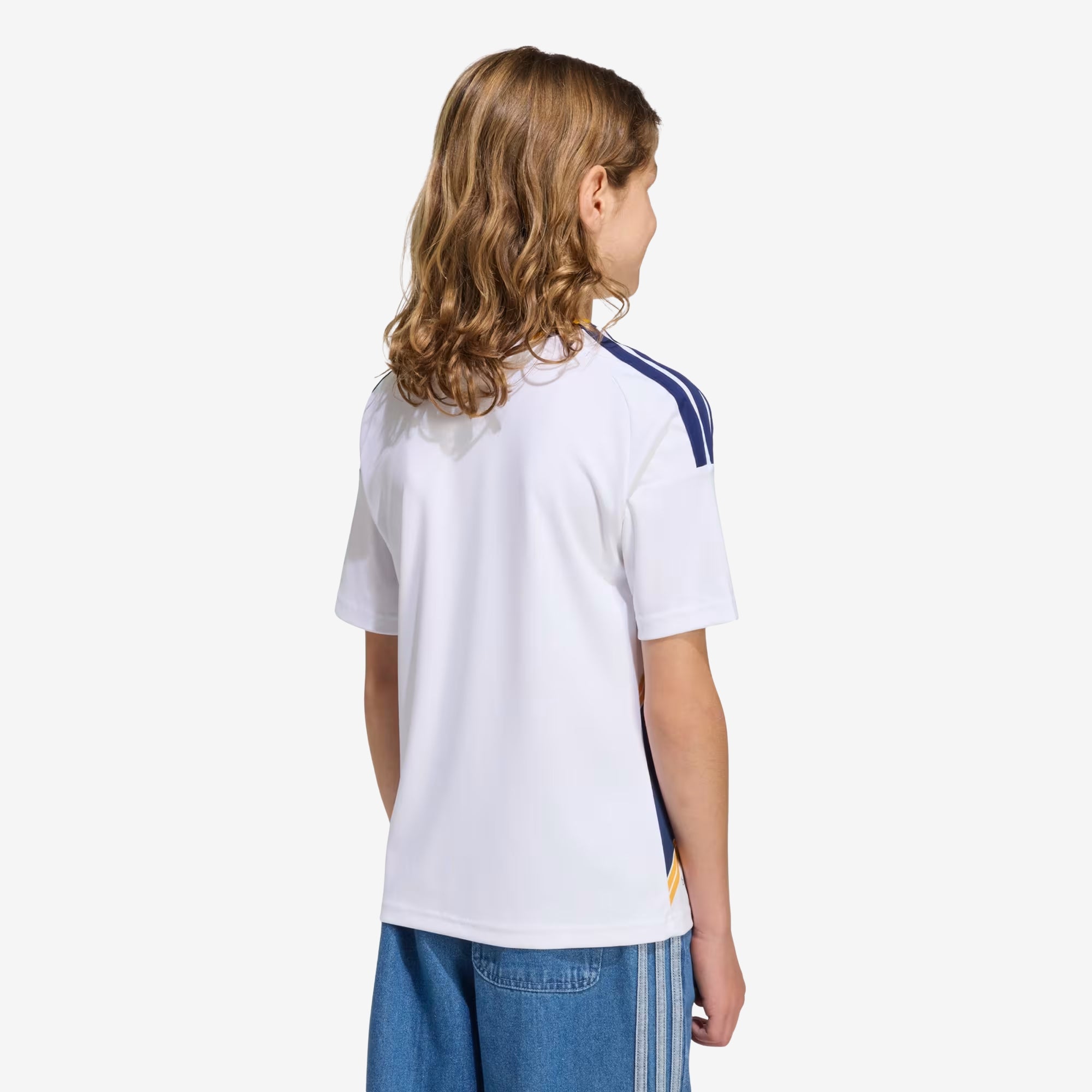 adidas LA Galaxy 2026/27 Stadium Home Big Kids' Soccer Jersey (White)