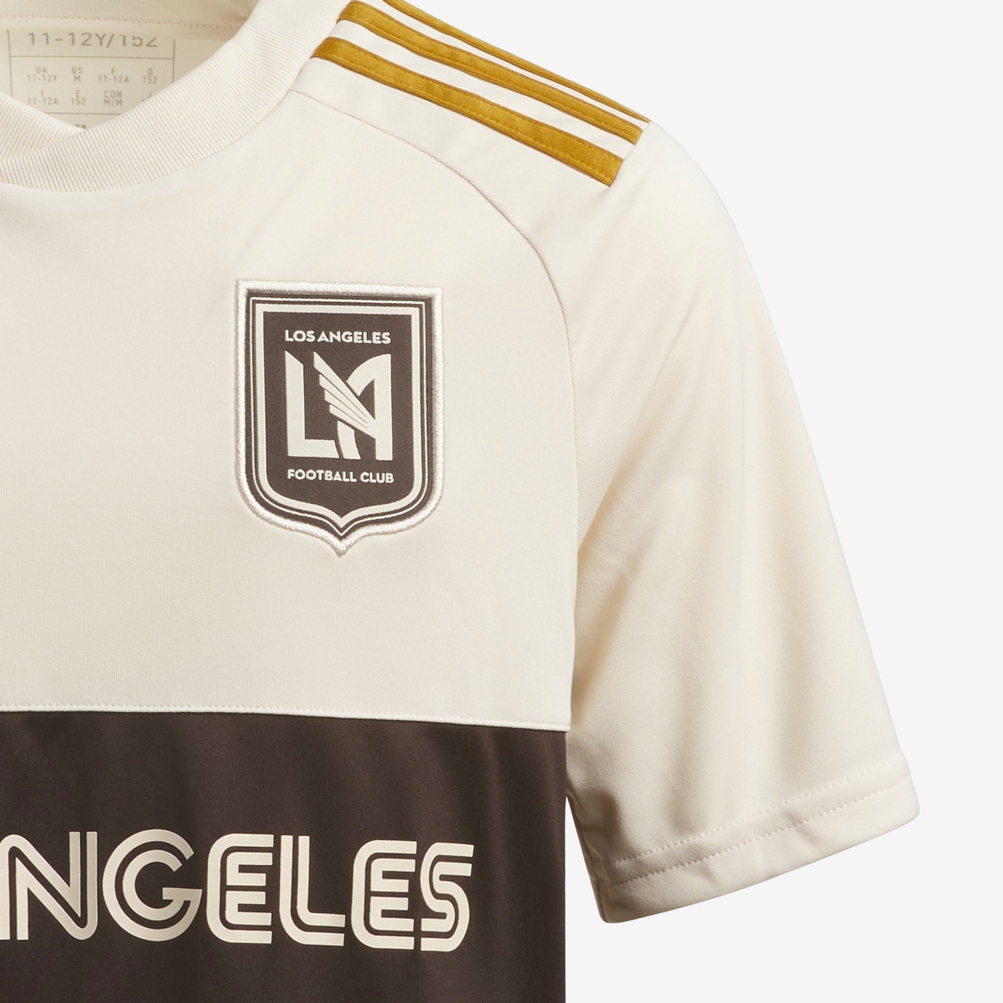 adidas Los Angeles FC 2024 Stadium Archive Big Kids' AEROREADY Soccer Replica Jersey - Linen