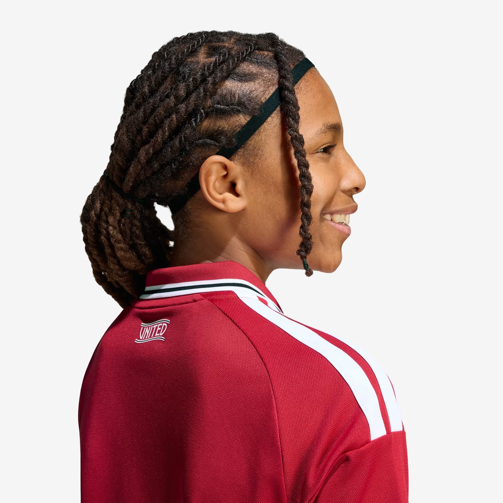 adidas Manchester United 2026/27 Stadium Home Big Kids' Soccer Jersey - Mufc Red