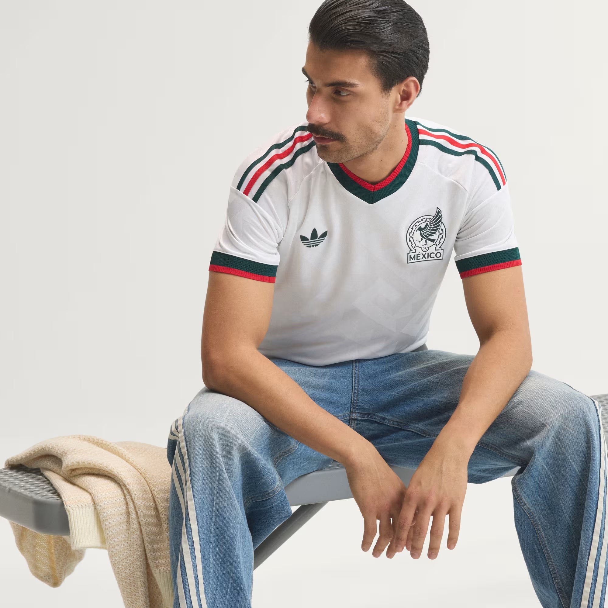 adidas Mexico 2026 Match Away Men's Soccer Authentic Jersey - White