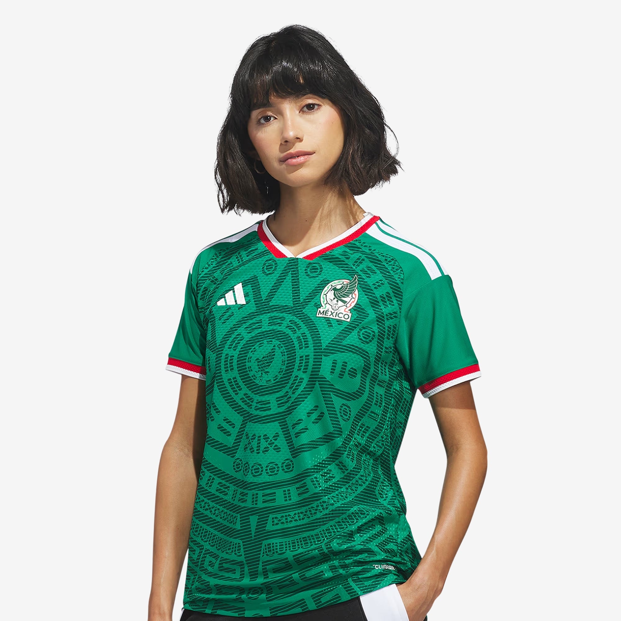 adidas Mexico 2026 Match Home Women's Soccer Authentic Jersey - Bold Green