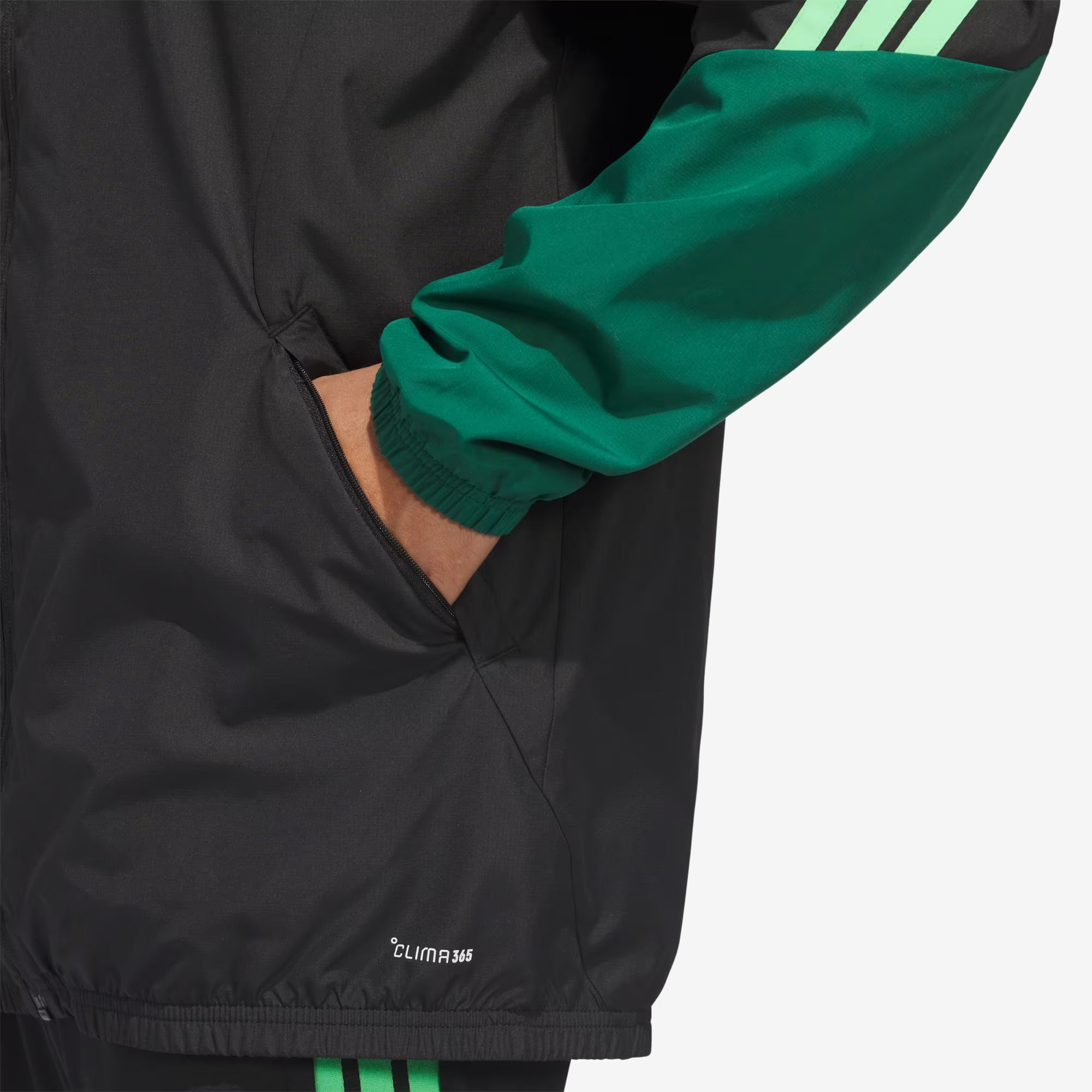 adidas Mexico 2026 Tiro All Weather Men's Soccer Jacket - Black