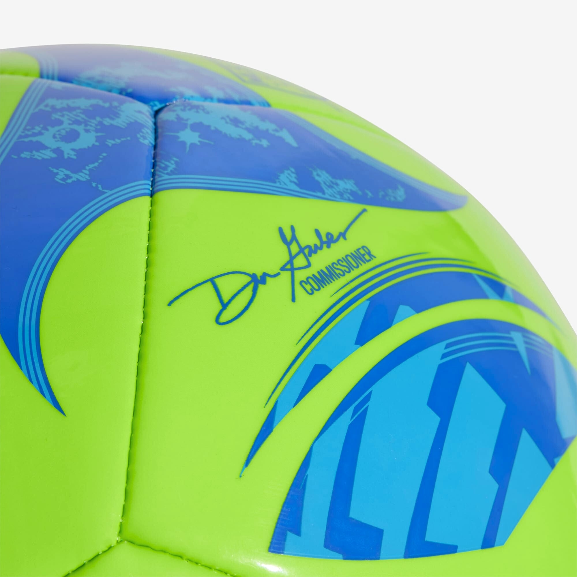 adidas MLS 25 Club Soccer Ball - Green / Blue / Solar Blue