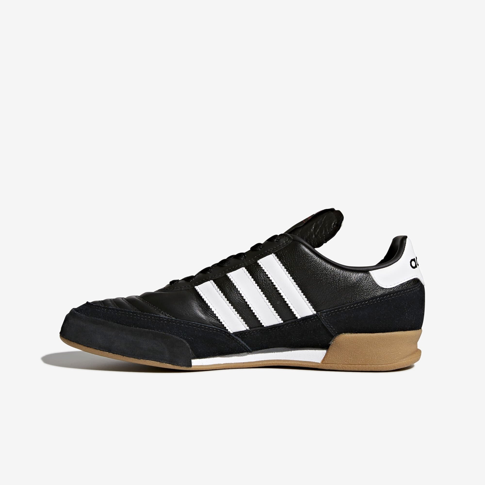 adidas Mundial Goal IC Low-Top Soccer Shoes - Black/White