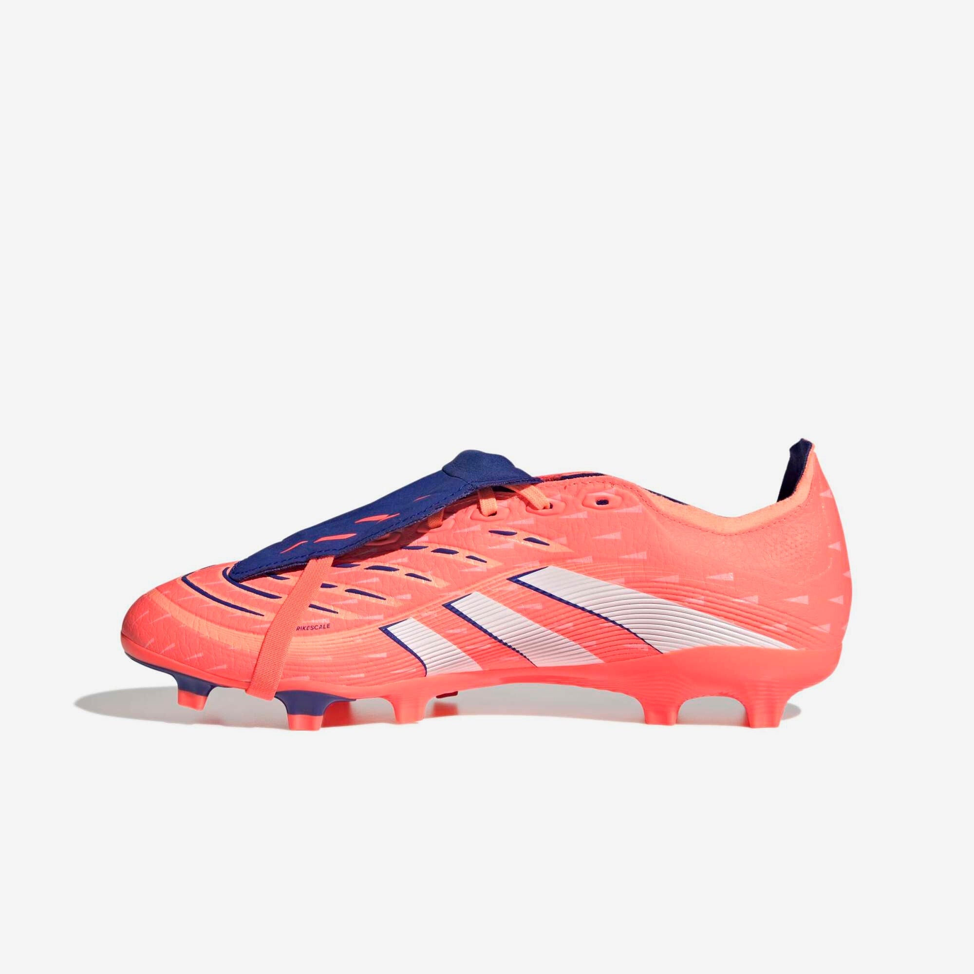 adidas Predator League Fold-Over Tongue Firm/Multi-Ground Low-Top Soccer Cleats - Signal Coral / Cloud White / Beam Orange