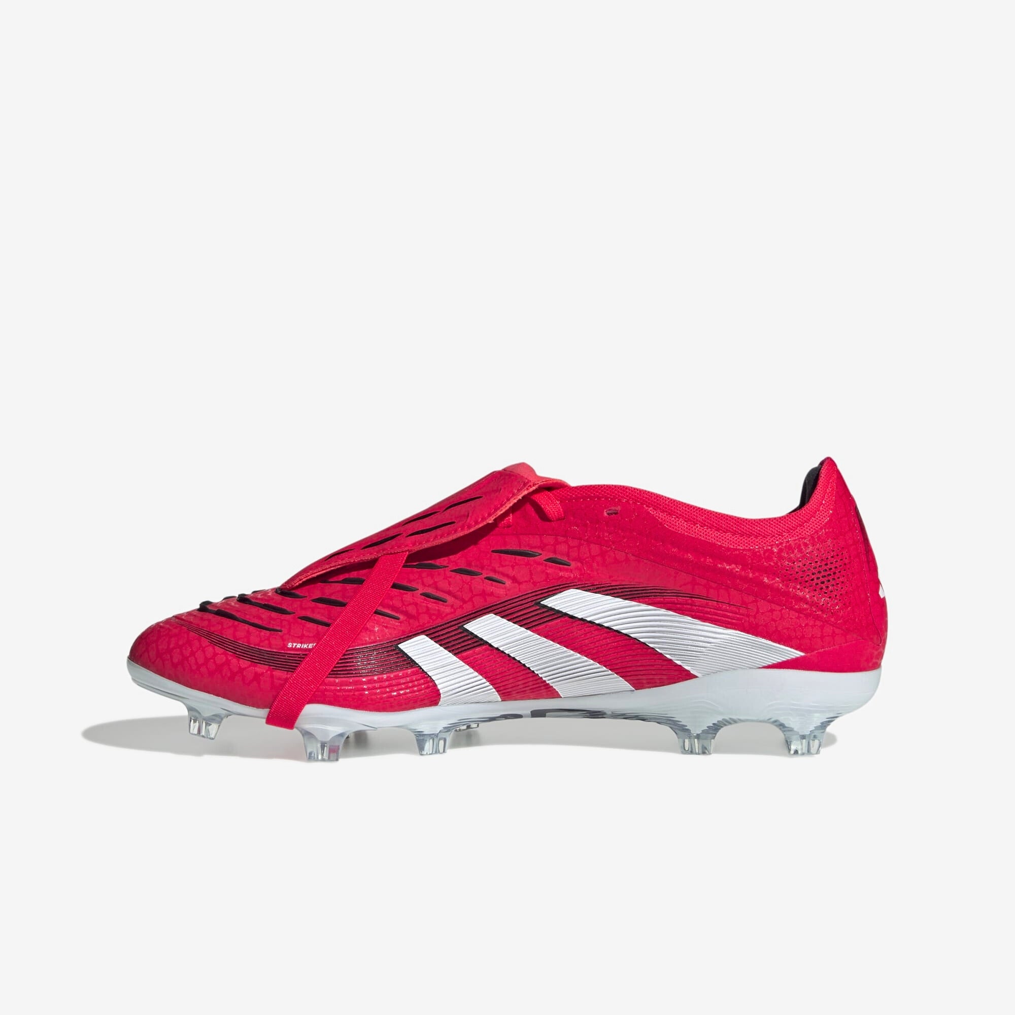 adidas Predator Pro Fold-Over Tongue FG Low-Top Soccer Cleats - Lucid Red / Cloud White / Core Black