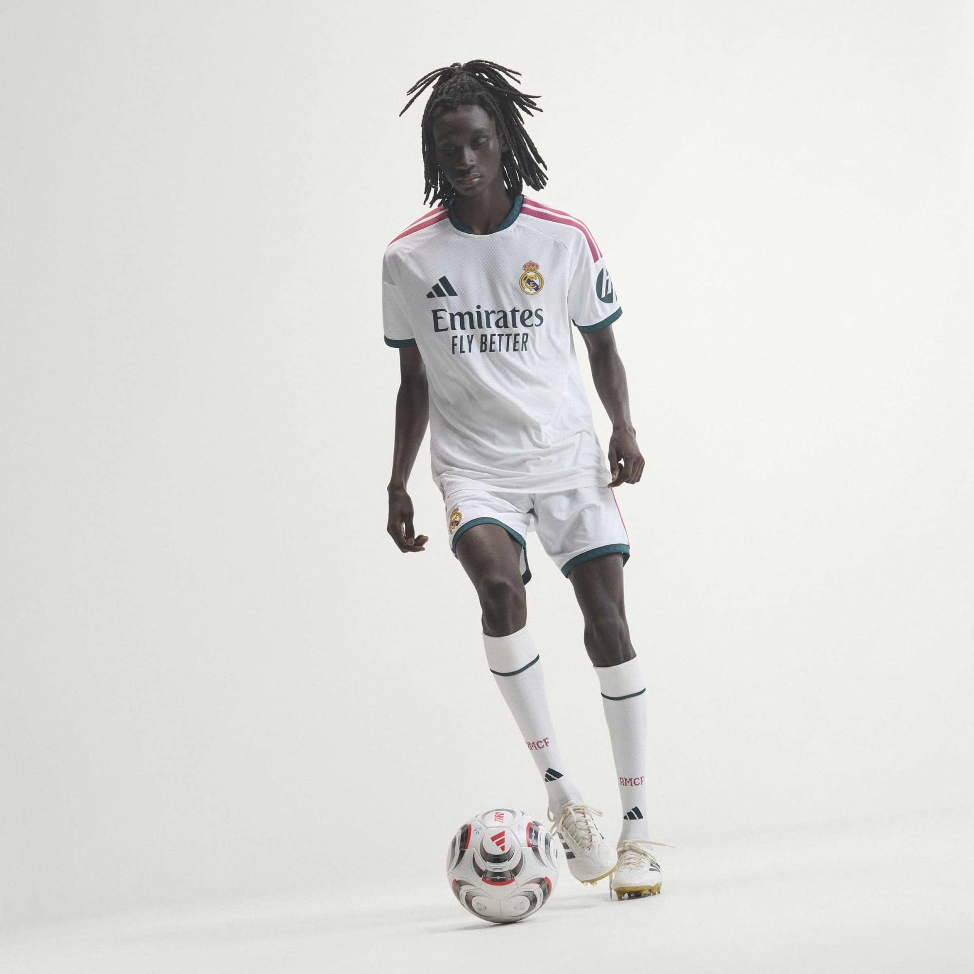 adidas Real Madrid 2026/27 Match Home Men's Soccer Authentic Jersey - White