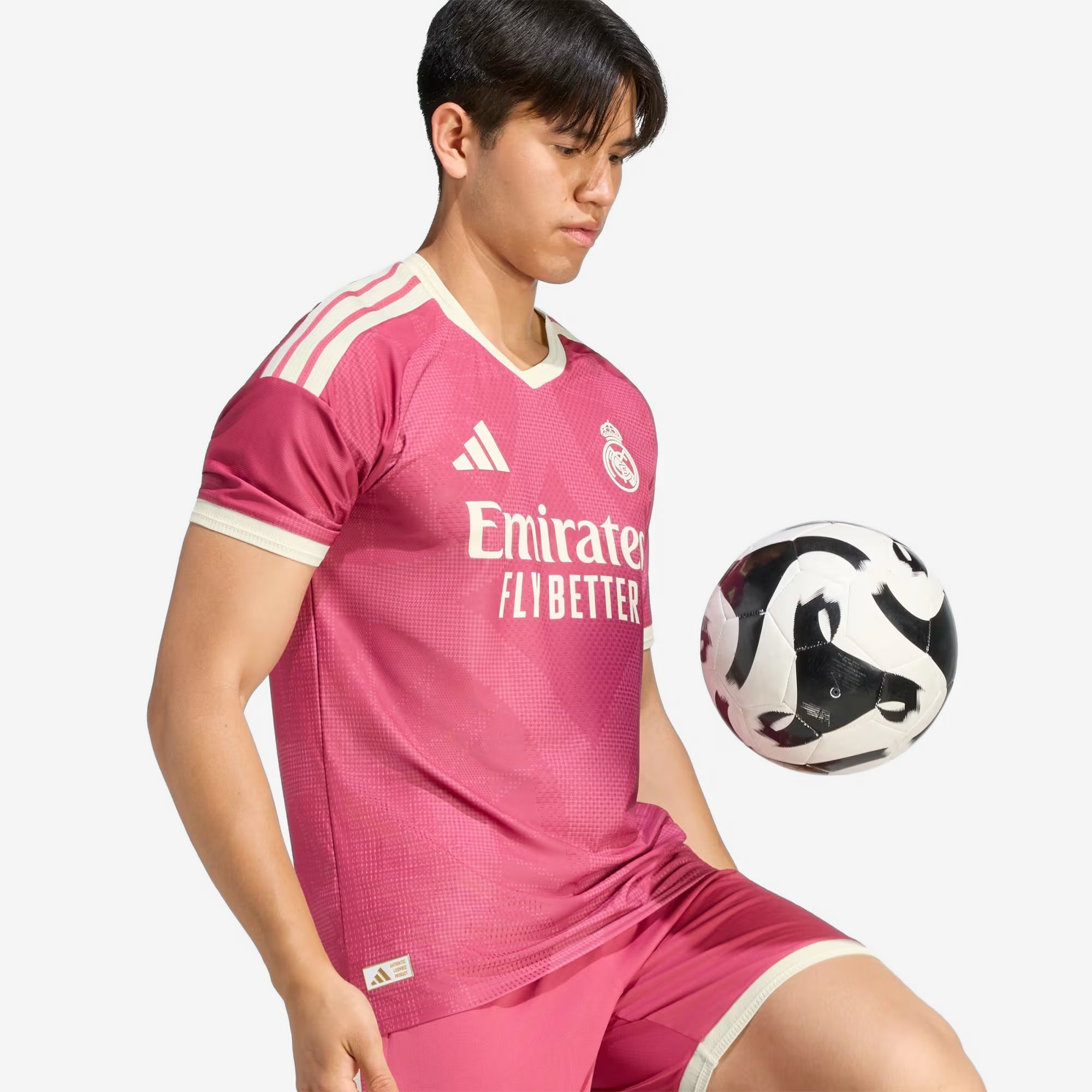 adidas Real Madrid 2026/27 Match Third Men's Soccer Authentic Jersey - Wild Pink
