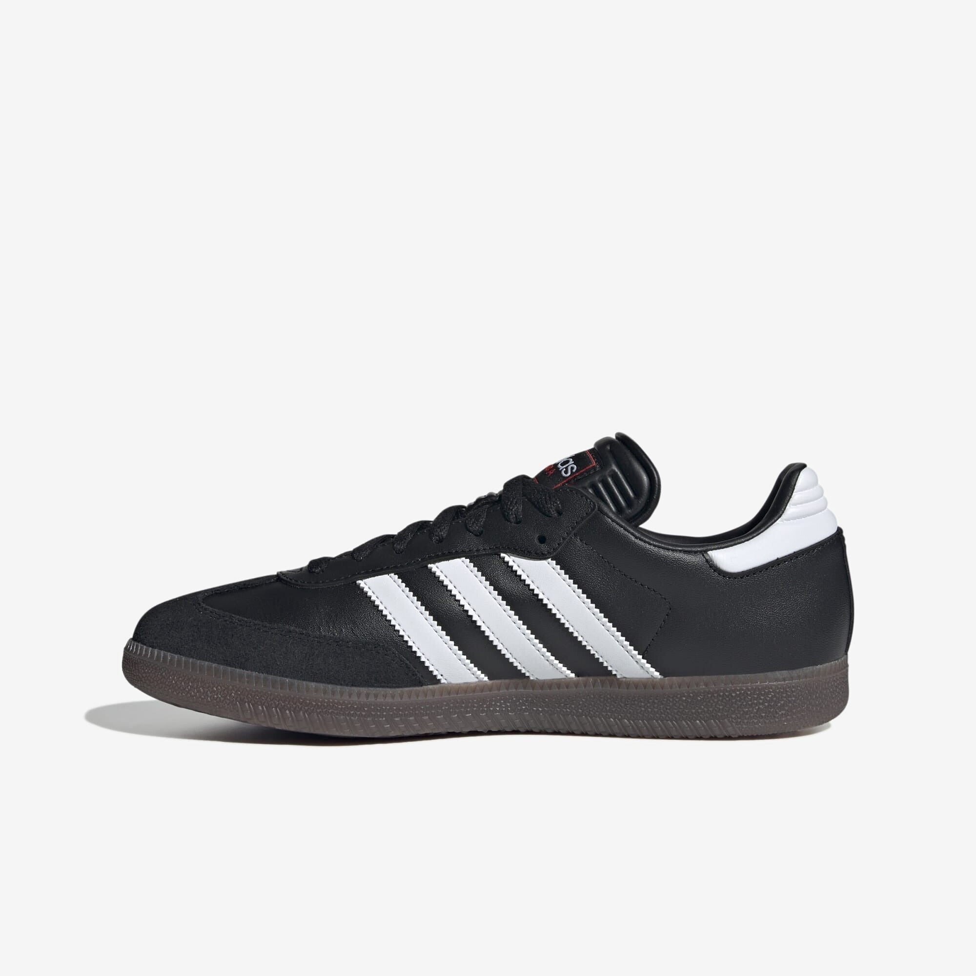 adidas Samba IC Low-Top Soccer Shoes - Core Black / Cloud White / Vivid Red