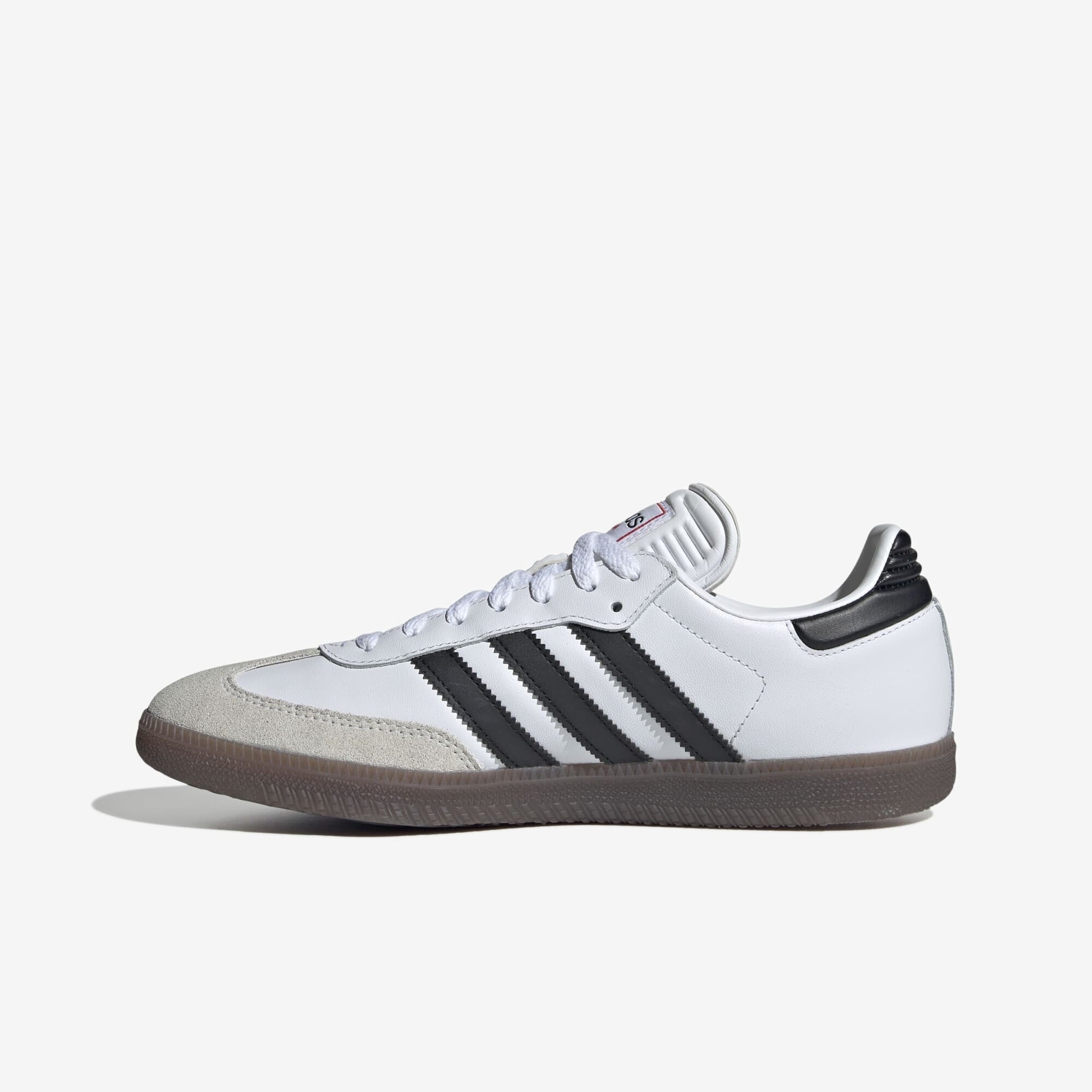 adidas Samba IC Low-Top Soccer Shoes - Cloud White / Core Black / Vivid Red