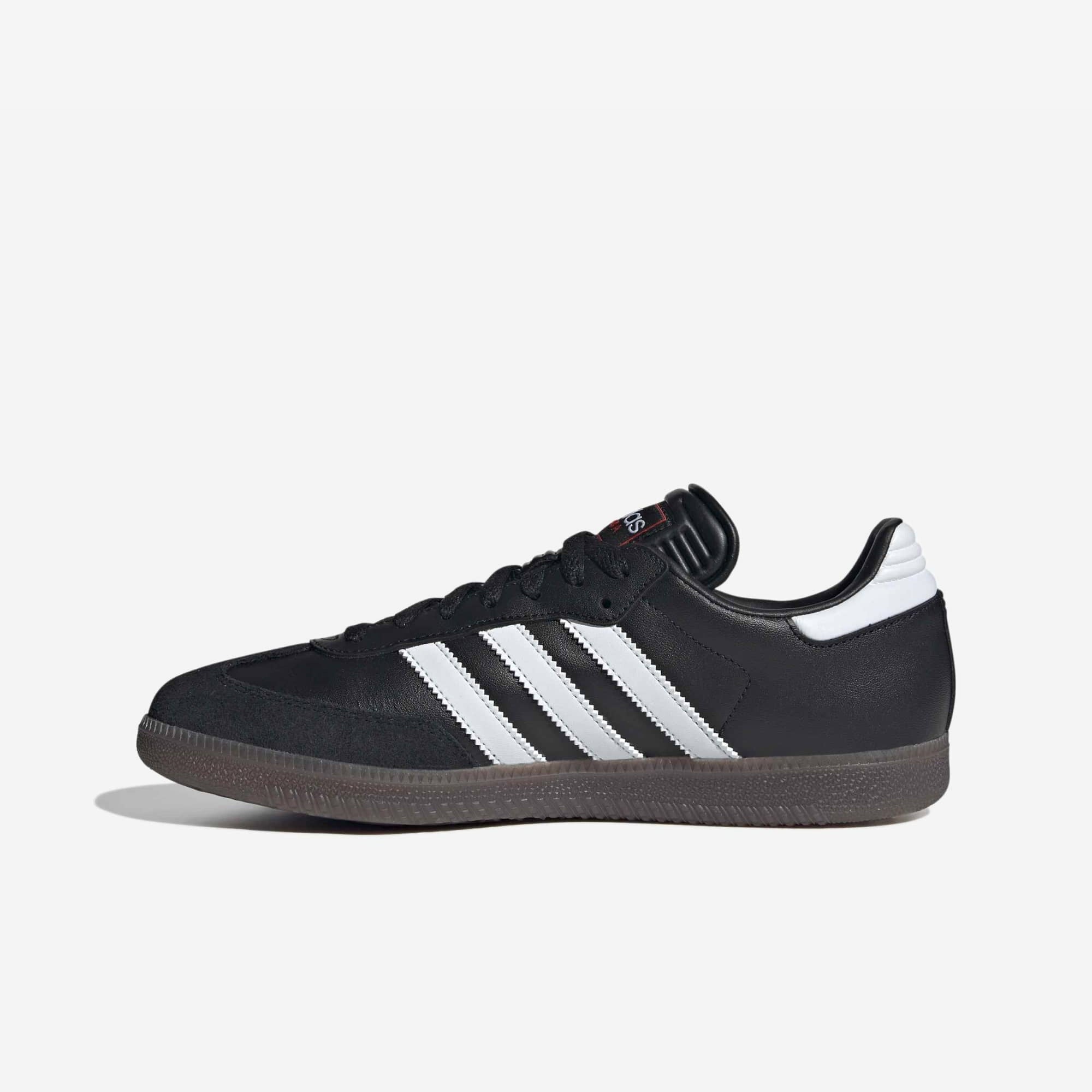 adidas Samba Indoor Low-Top Soccer Shoes - Core Black / Cloud White / Vivid Red