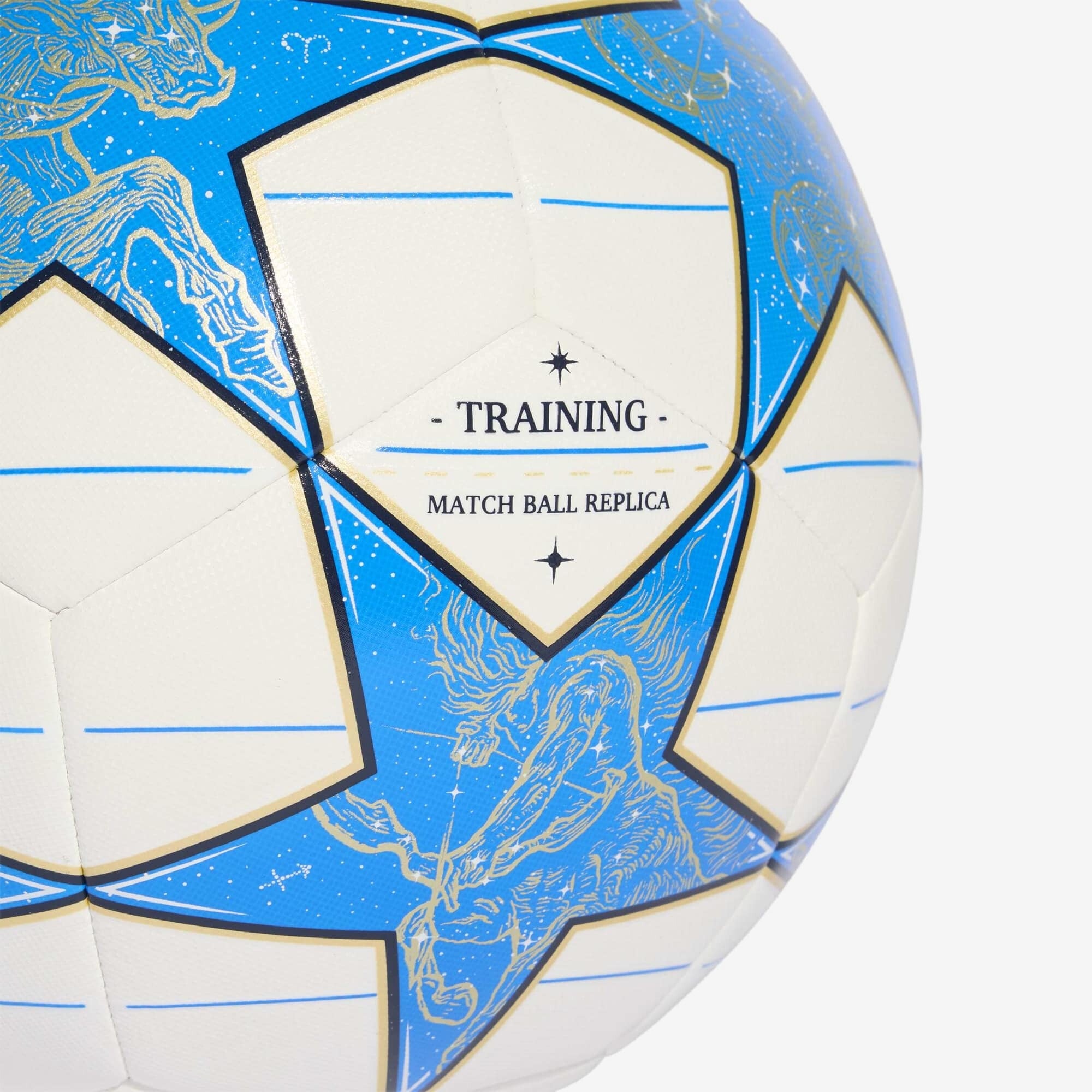 adidas UCL Training 25/26 League Stage Soccer Ball - White / Dark Blue / Pantone / Matte Gold
