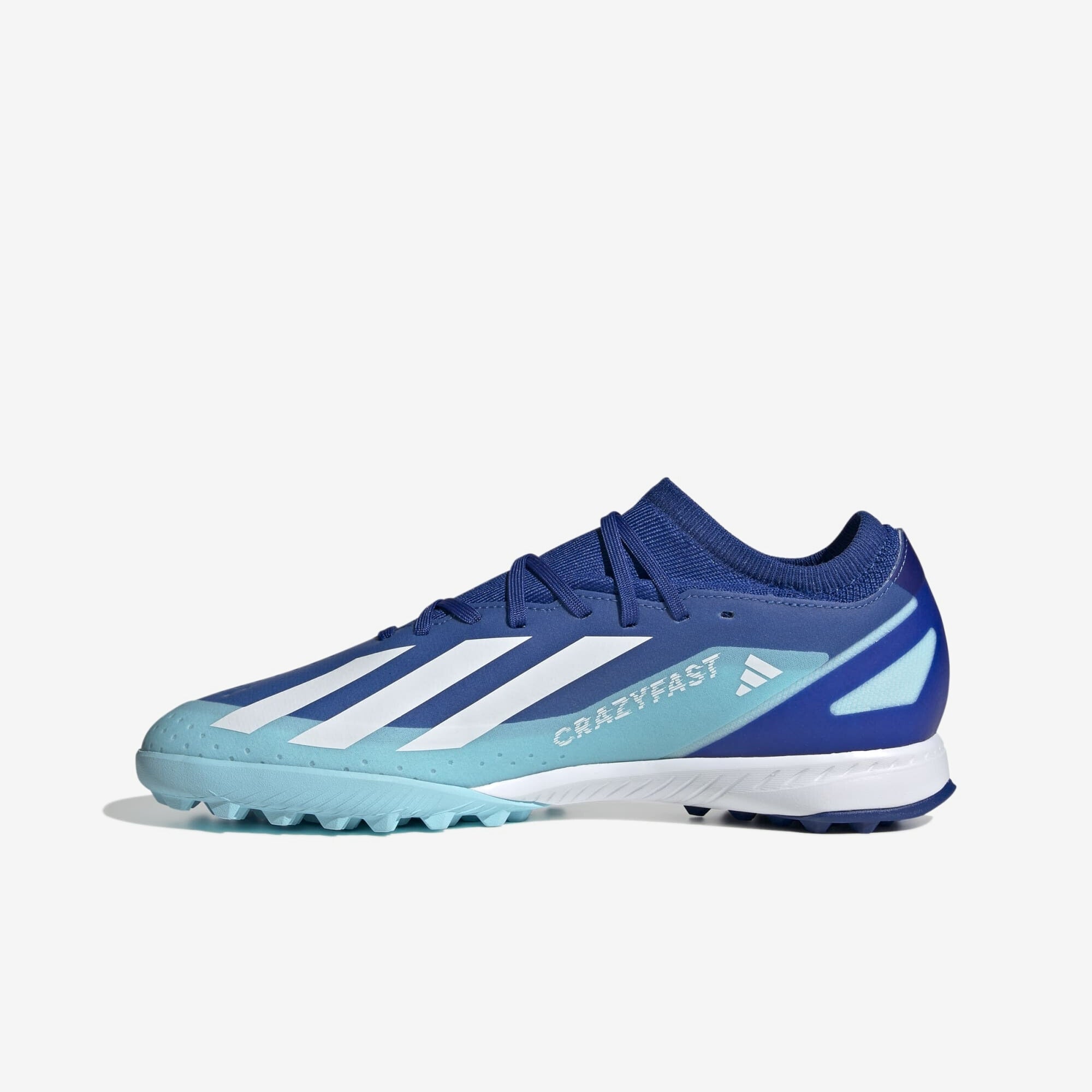 adidas X Crazyfast.3 Turf Low-Top Soccer Shoes - Bright Royal / Cloud White / Solar Red