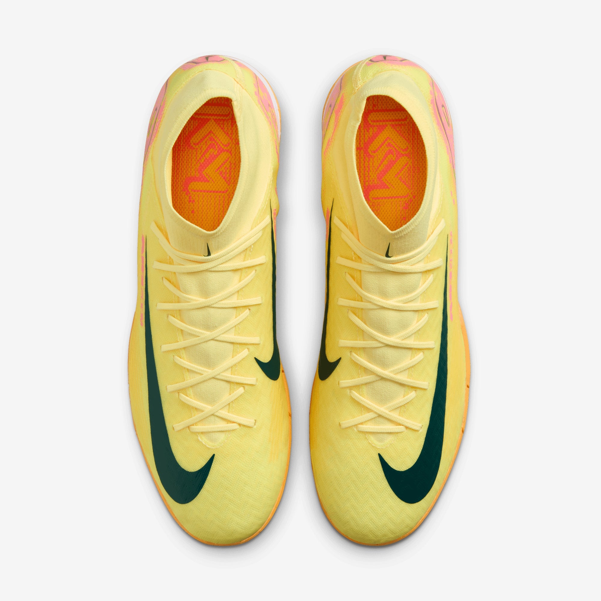 Nike Mercurial Superfly 10 Academy "Kylian Mbappé" IC High-Top Soccer Shoes - Lt Laser Orange/Armory Navy