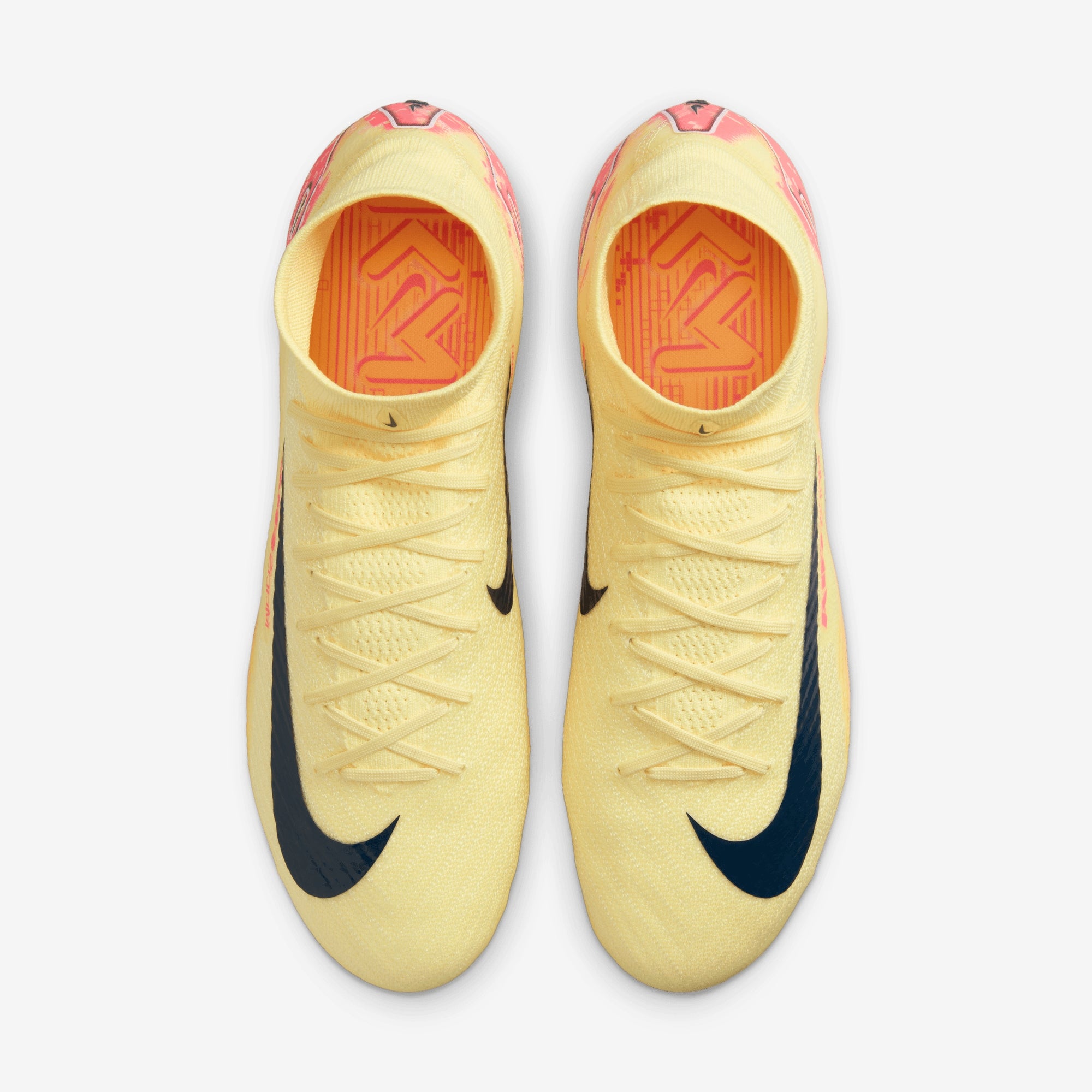 Nike Mercurial Superfly 10 Elite "Kylian Mbappé" FG High-Top Soccer Cleats - Lt Laser Orange/Armory Navy