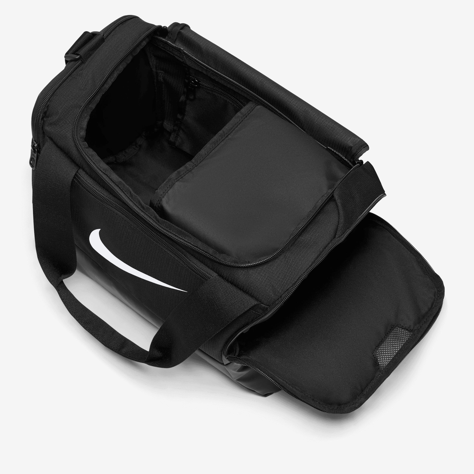 Nike Brasilia 9.5 Training Duffel Bag (Extra Small, 25L) - Black/Black/White