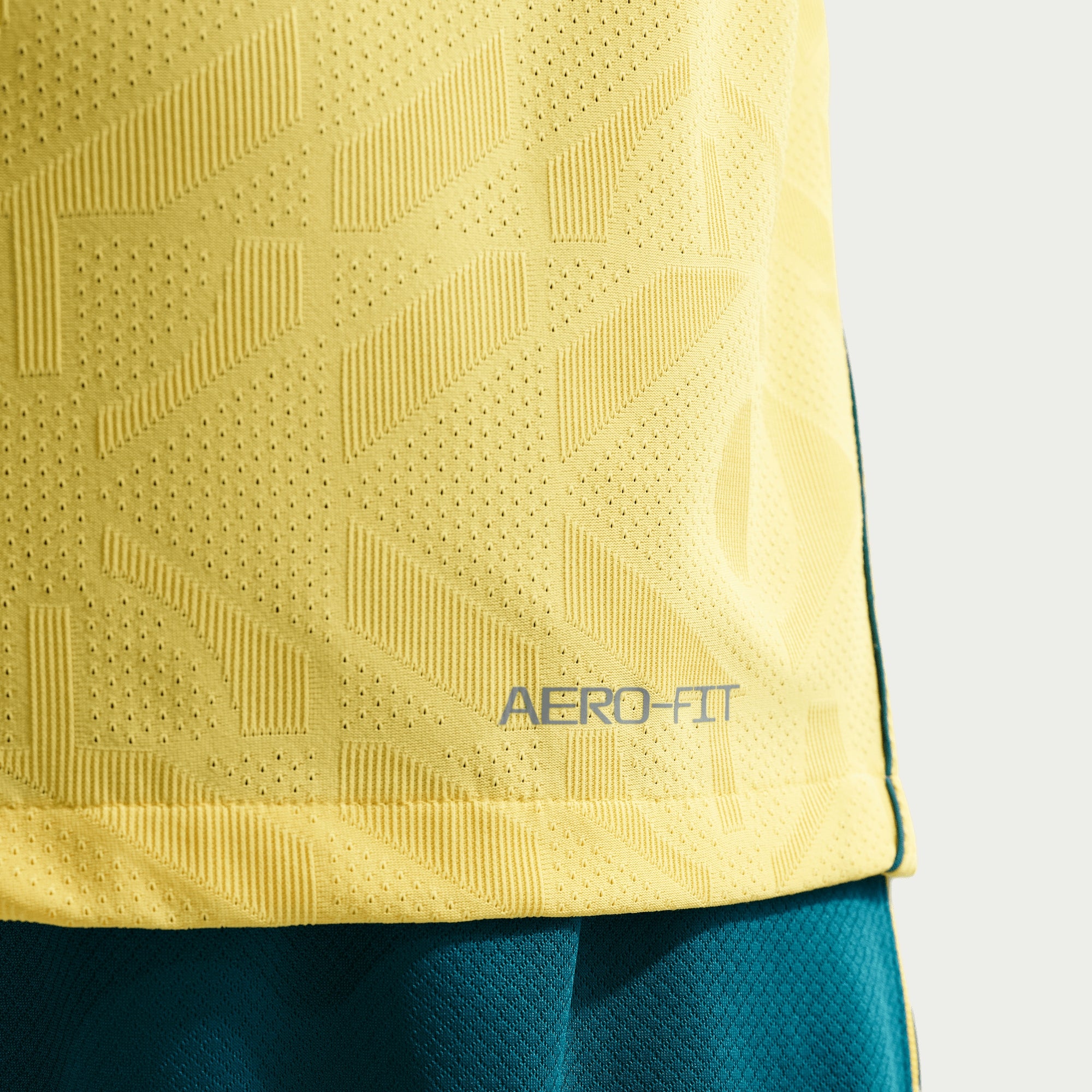 Nike Brazil 2026/27 Match Home Men's Aero-FIT Soccer Authentic Jersey - Canary/Light Menta/Geode Teal