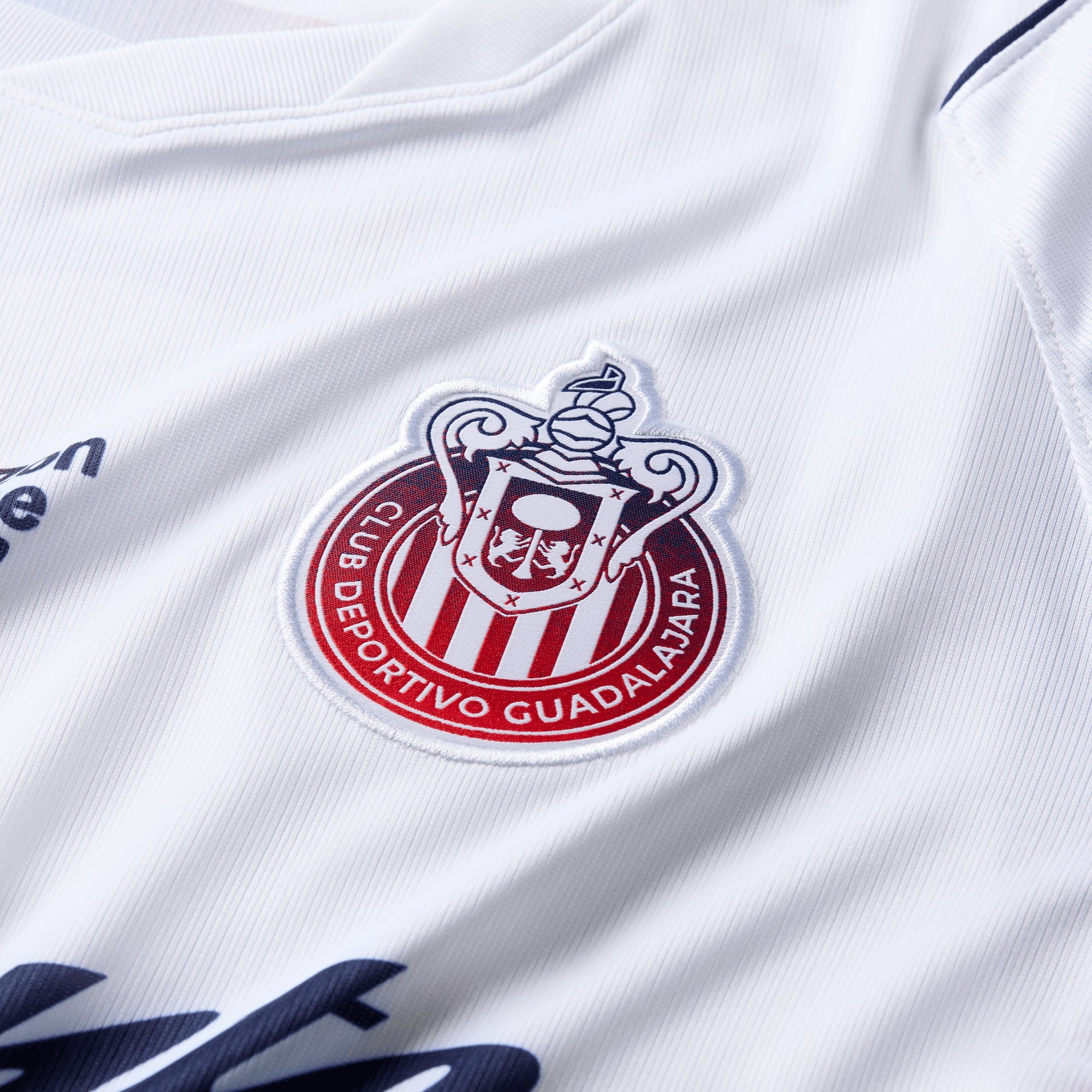 Nike Chivas 2026/27 Stadium Away Men's Dri-FIT Soccer Replica Jersey - White/Loyal Blue/Speed Red