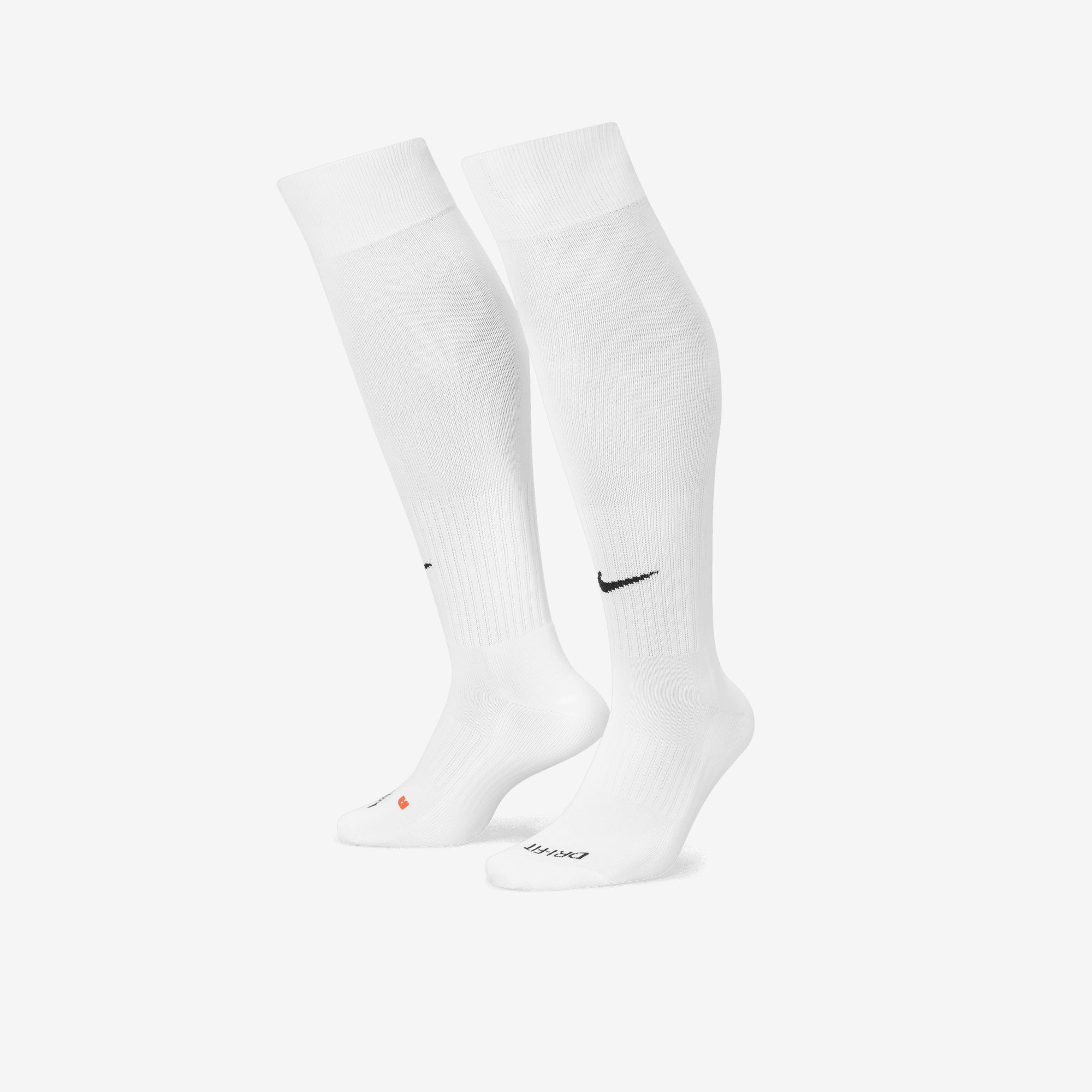 Nike Classic 2 Cushioned Over-the-Calf Socks - Tm White/Black