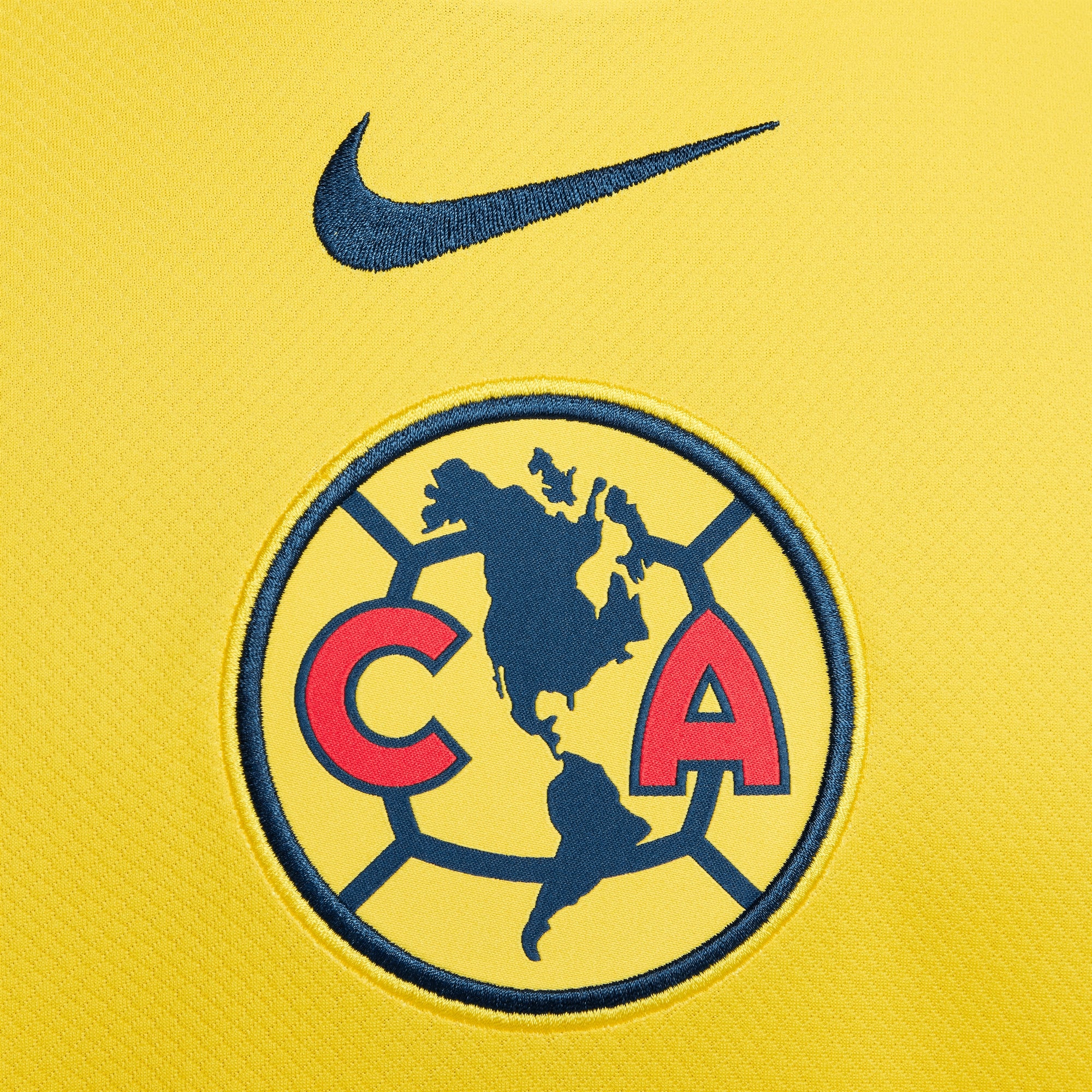 Nike Club América 2024/25 Stadium Home Men's Dri-FIT Soccer Replica Jersey - Tour Yellow/Valerian Blue