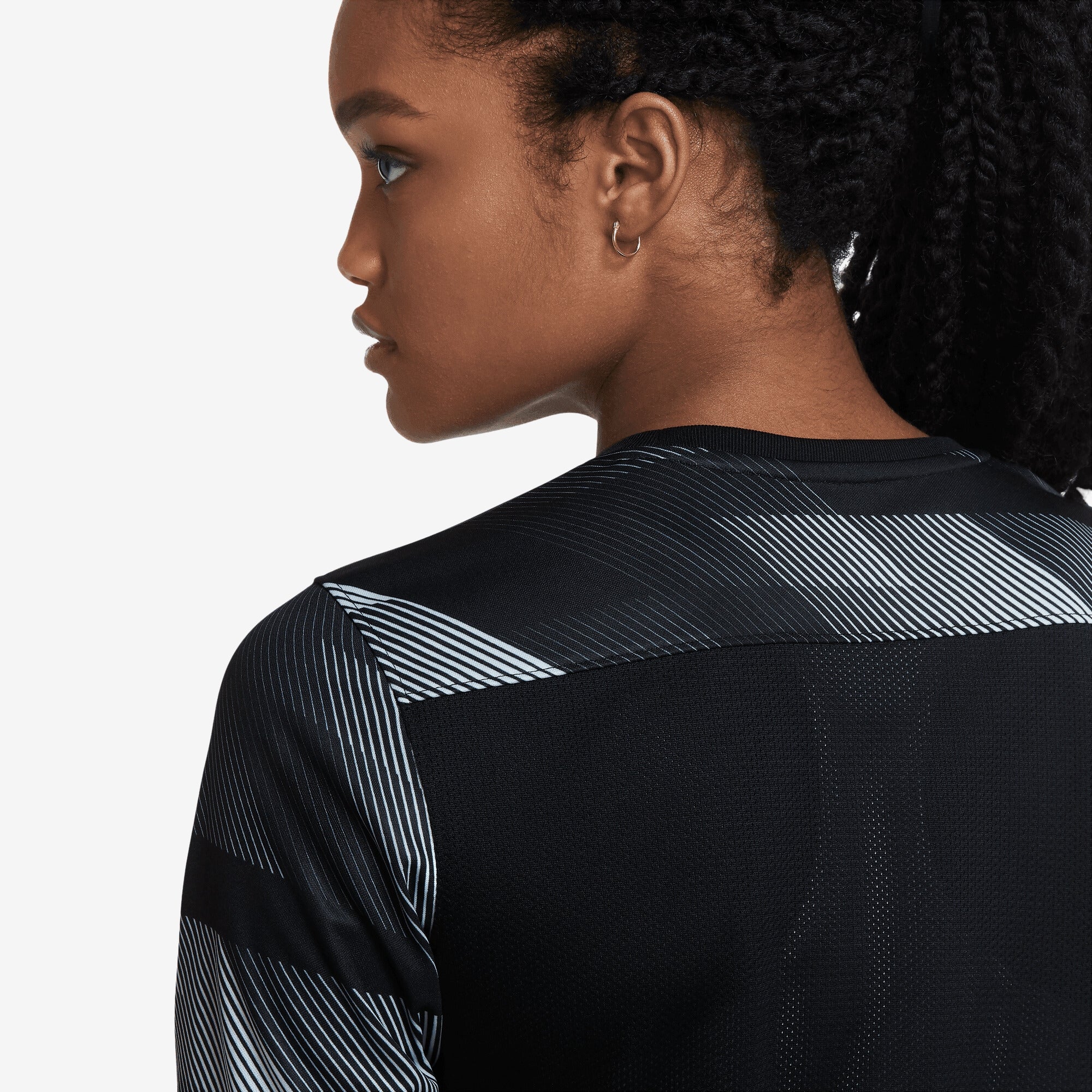 Nike Dri-FIT Park IV Goalkeeper Women's Soccer Jersey - Black/White/White