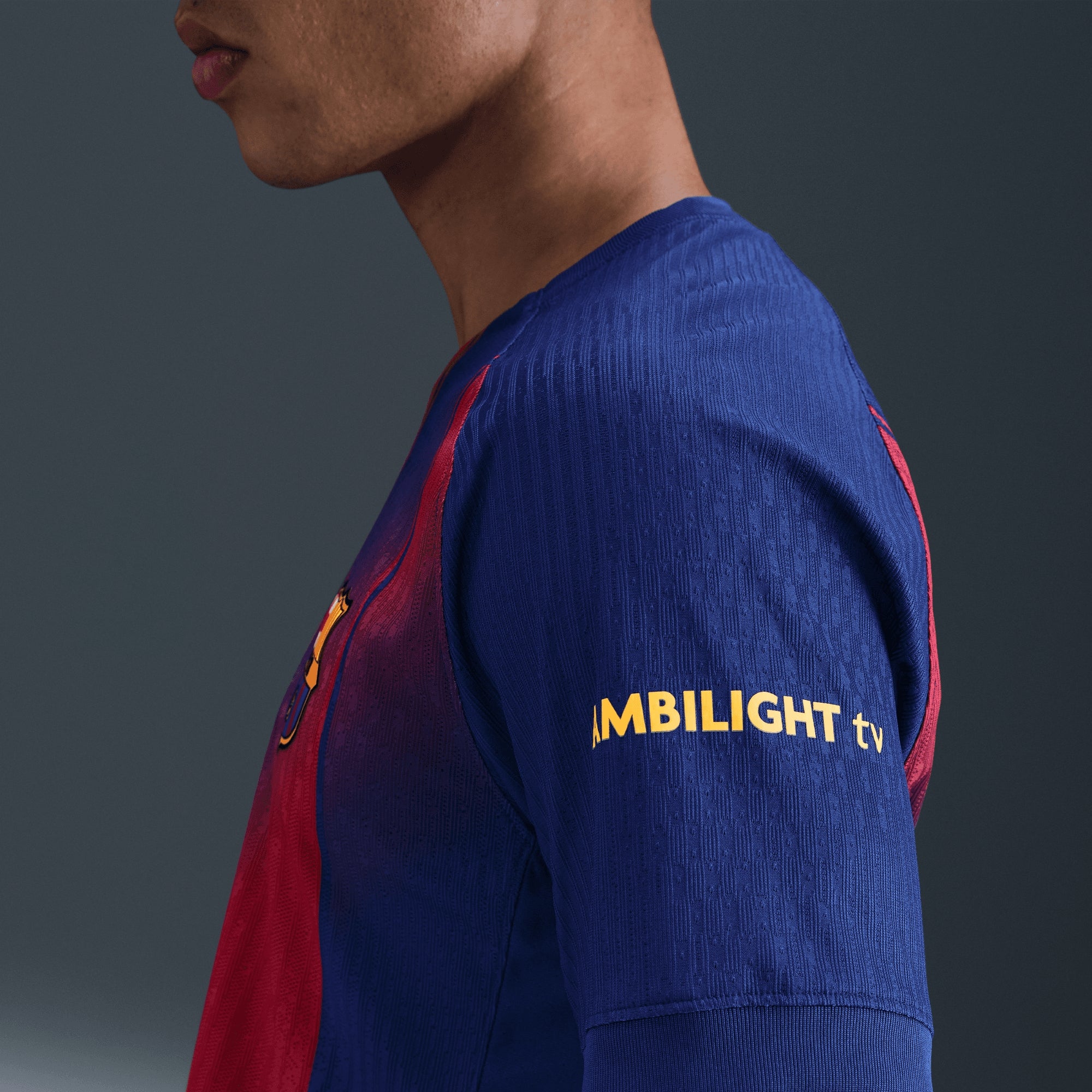 Nike FC Barcelona 2025/26 Match Home Men's Dri-FIT ADV Soccer Authentic Jersey - Deep Royal Blue/Midwest Gold
