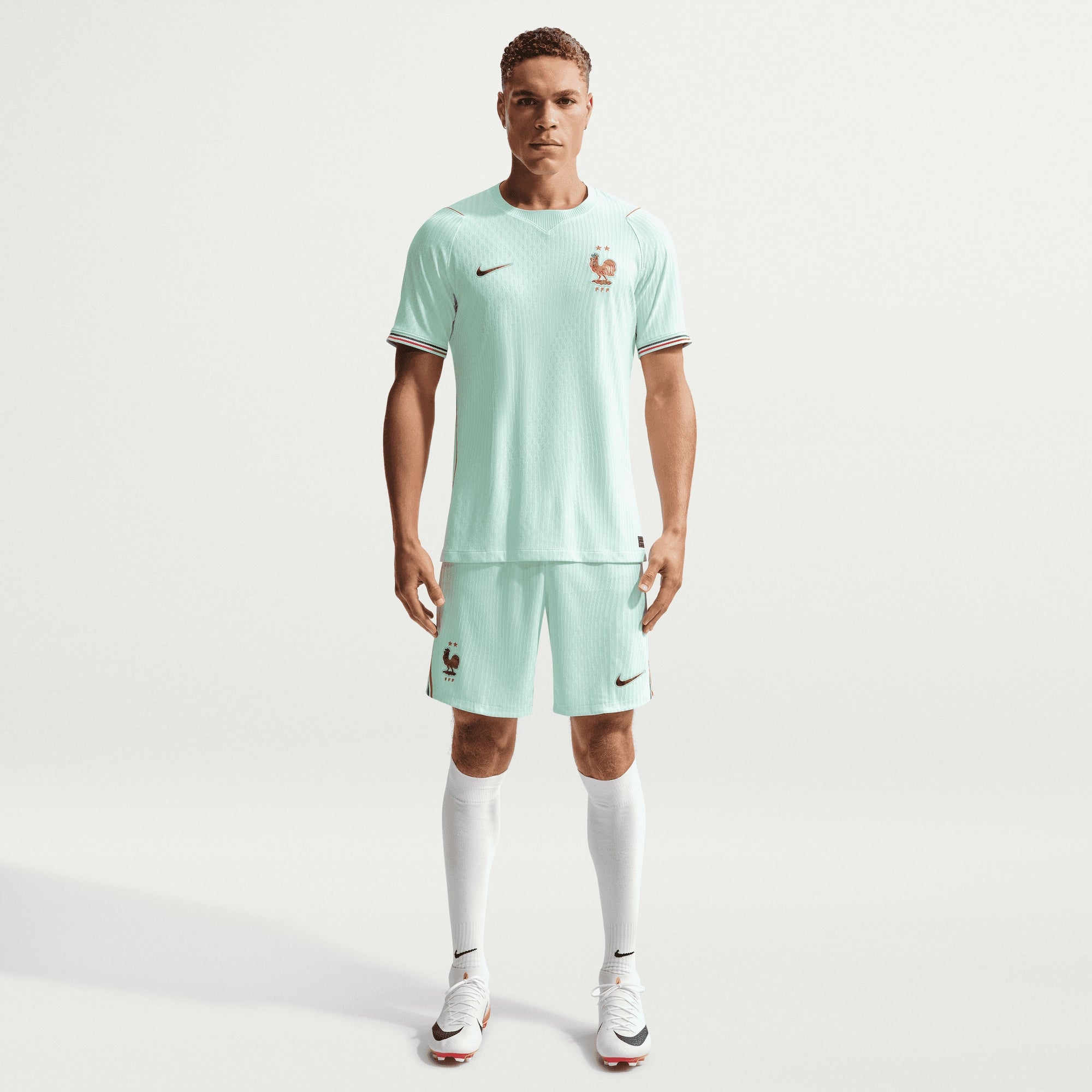 Nike France 2026/27 Match Away Men's Aero-FIT Soccer Authentic Jersey - Igloo/Monarch/Monarch