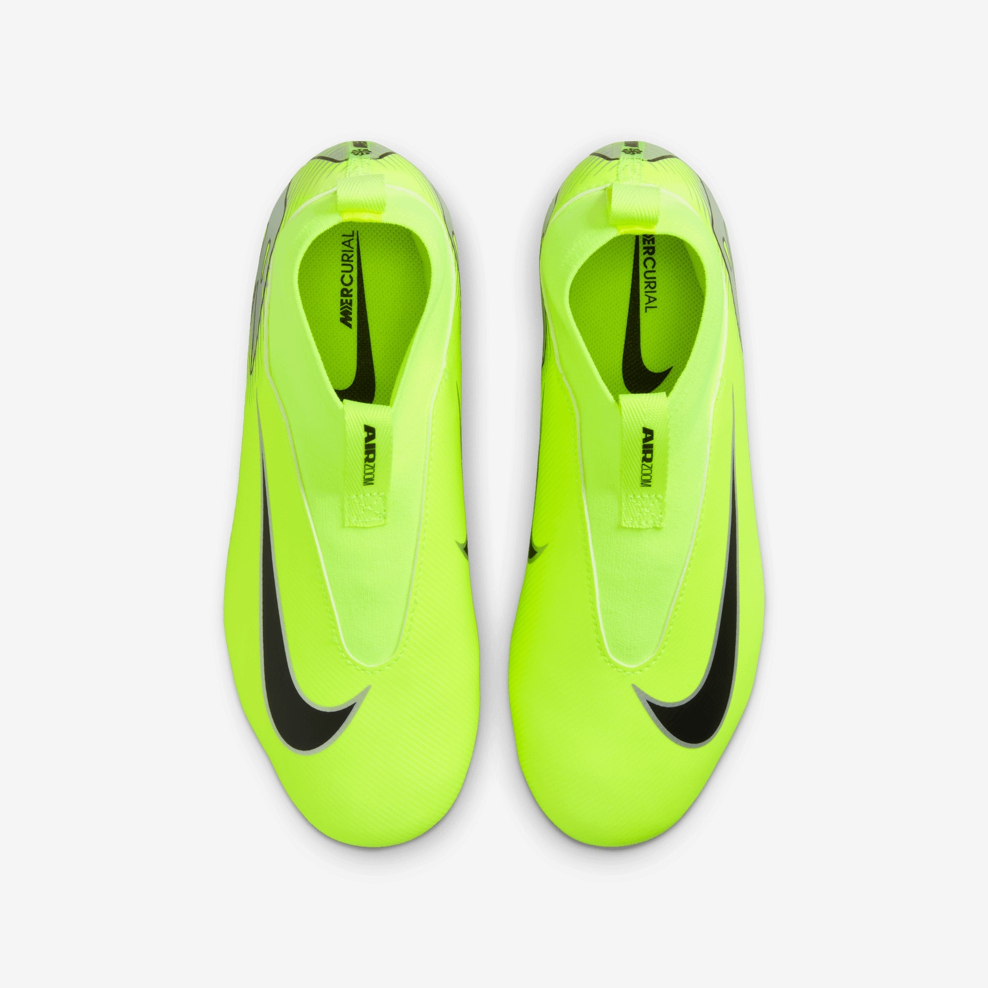 Nike Jr. Mercurial Superfly 10 Academy Little/Big Kids' MG High-Top Soccer Cleats - Volt/Black