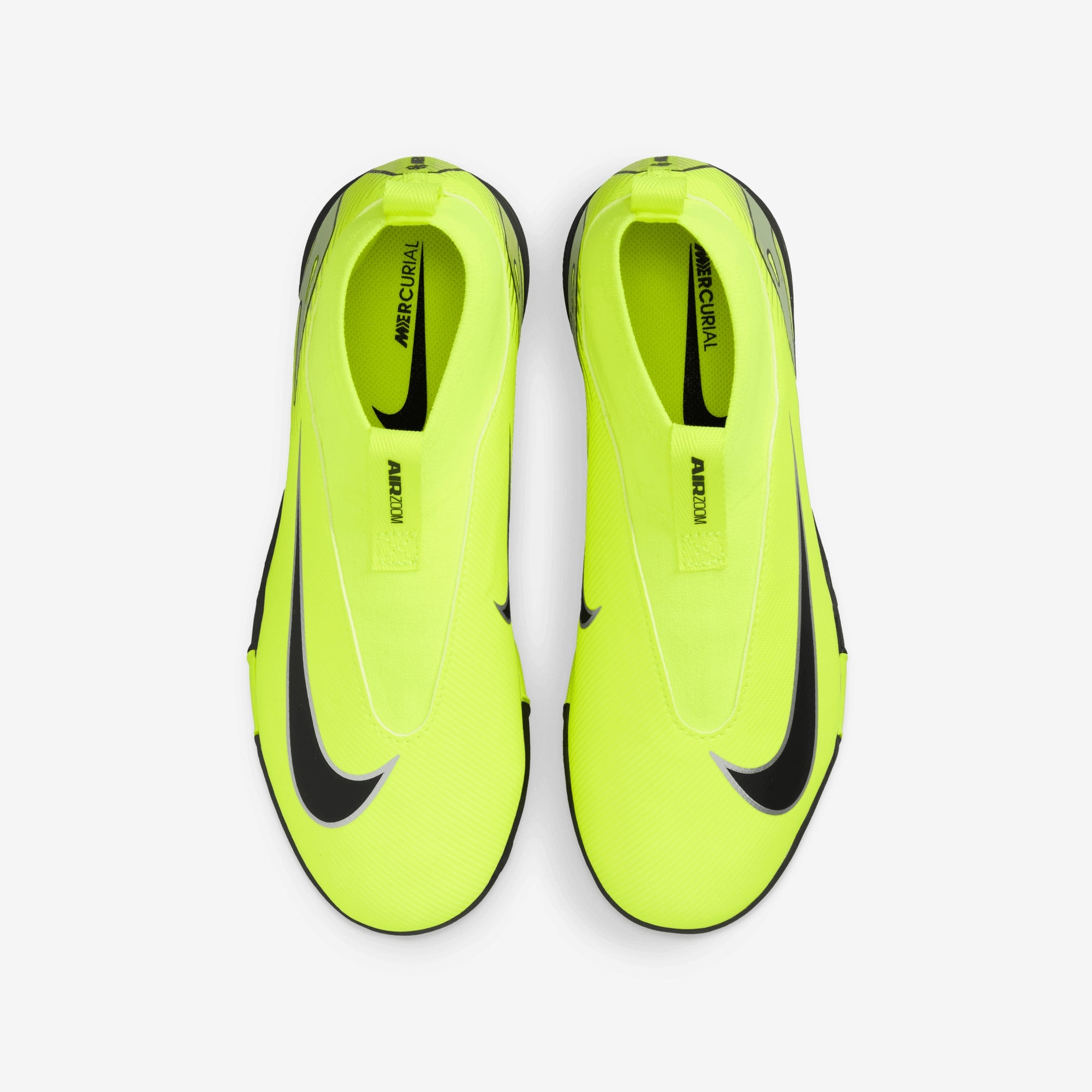 Nike Jr. Mercurial Superfly 10 Academy Little/Big Kids' TF High-Top Soccer Shoes - Volt/Black