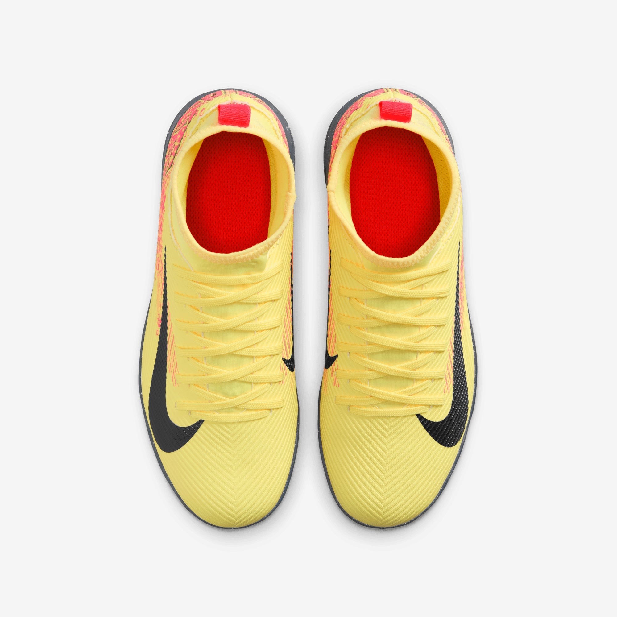 Nike Jr. Mercurial Superfly 10 Club "Kylian Mbappé" Big Kids' TF High-Top Soccer Shoes - Lt Laser Orange/Armory Navy