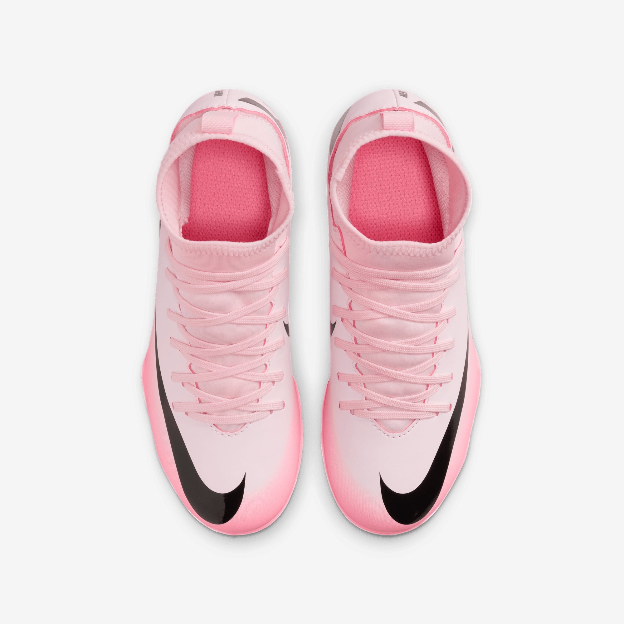 Nike Jr. Mercurial Superfly 9 Club Big Kids' MG High-Top Soccer Cleats - Pink Foam/Black