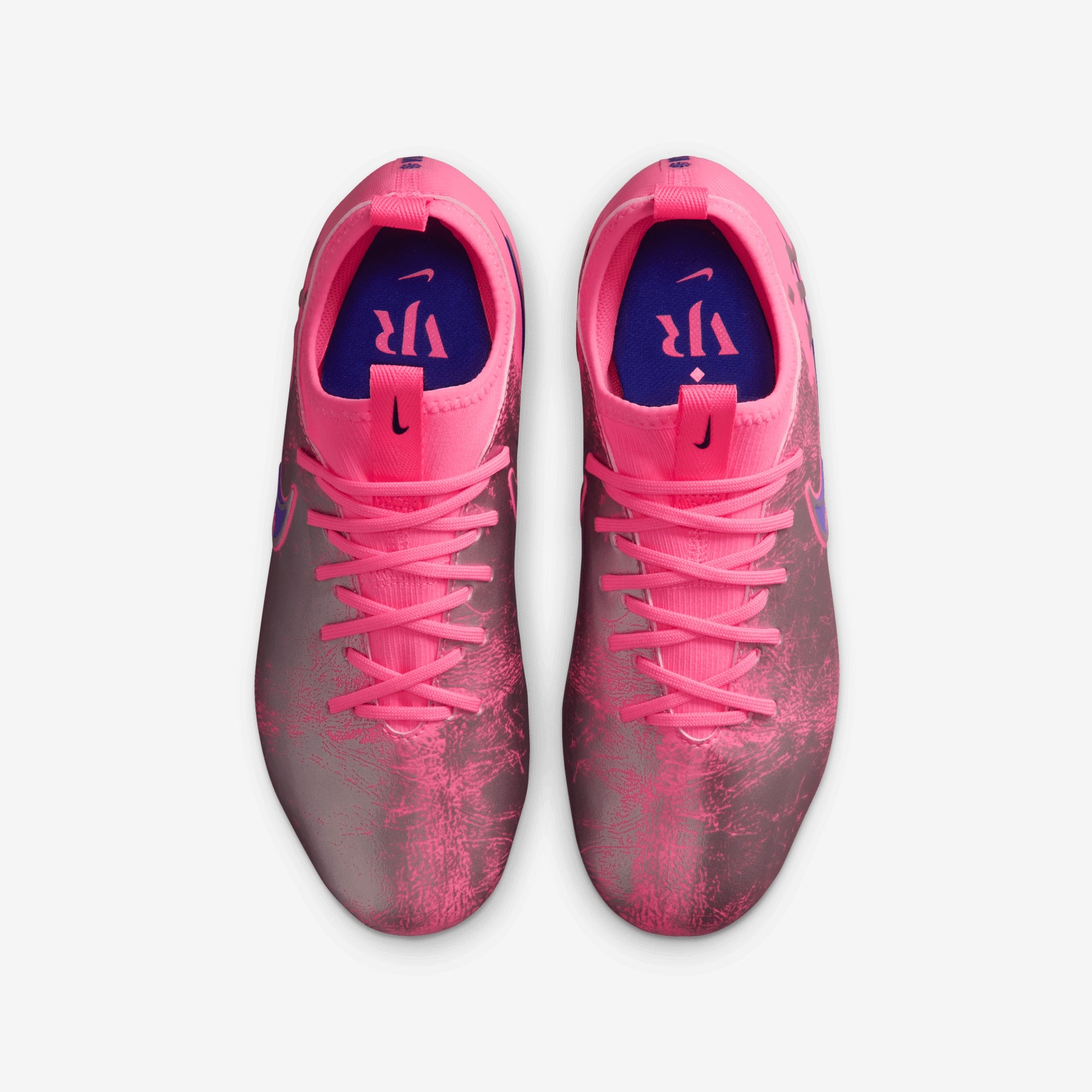 Nike Jr. Mercurial Vapor 16 Academy Vini Jr. Big Kids' Multi-Ground Low-Top Soccer Cleats - Sunset Pulse/Old Royal